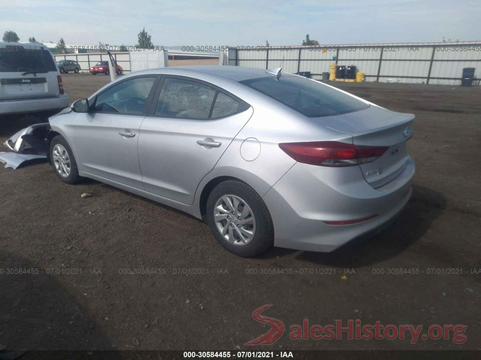 5NPD74LF3HH079070 2017 HYUNDAI ELANTRA