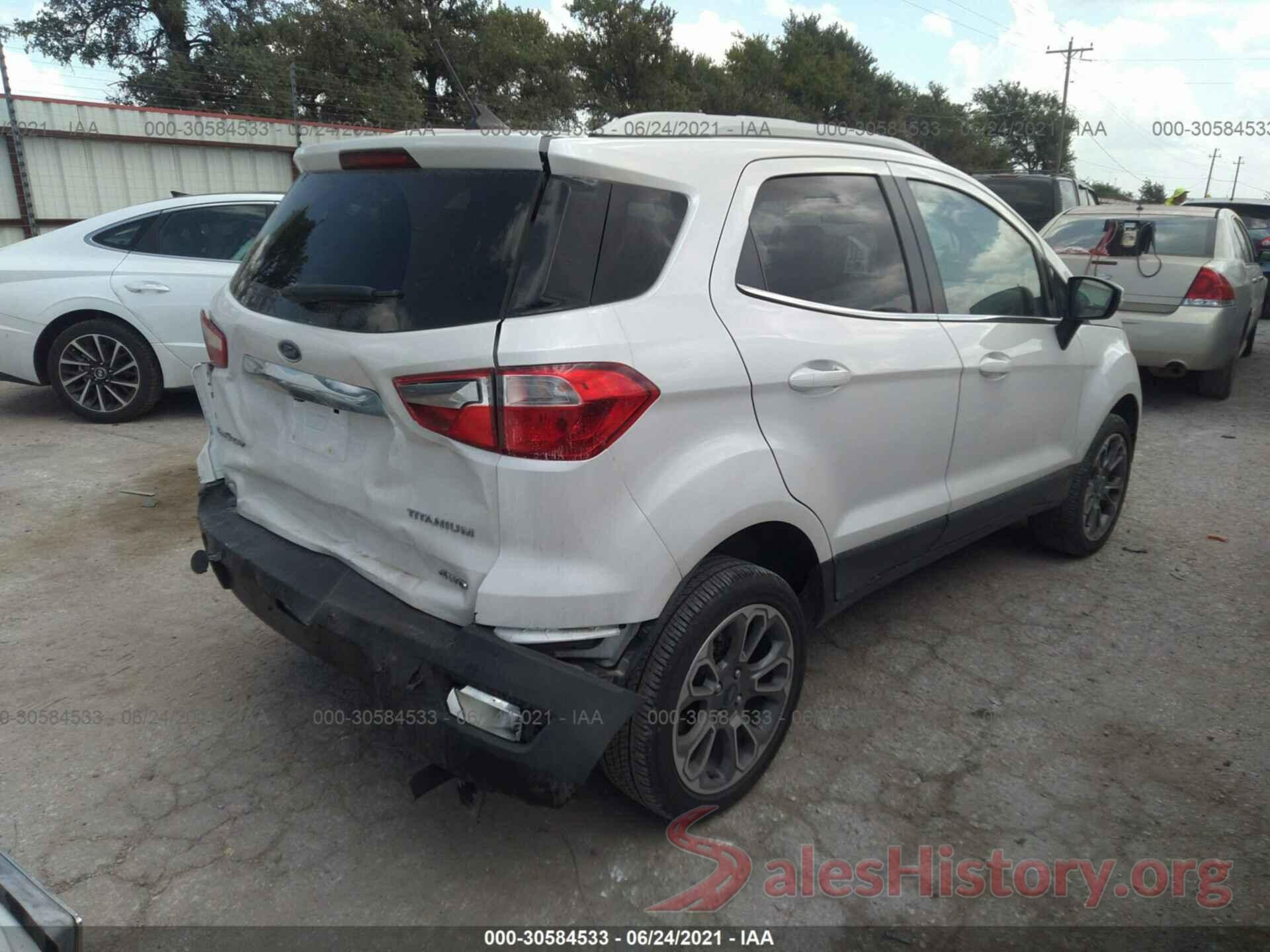 MAJ6S3KL6KC287896 2019 FORD ECOSPORT