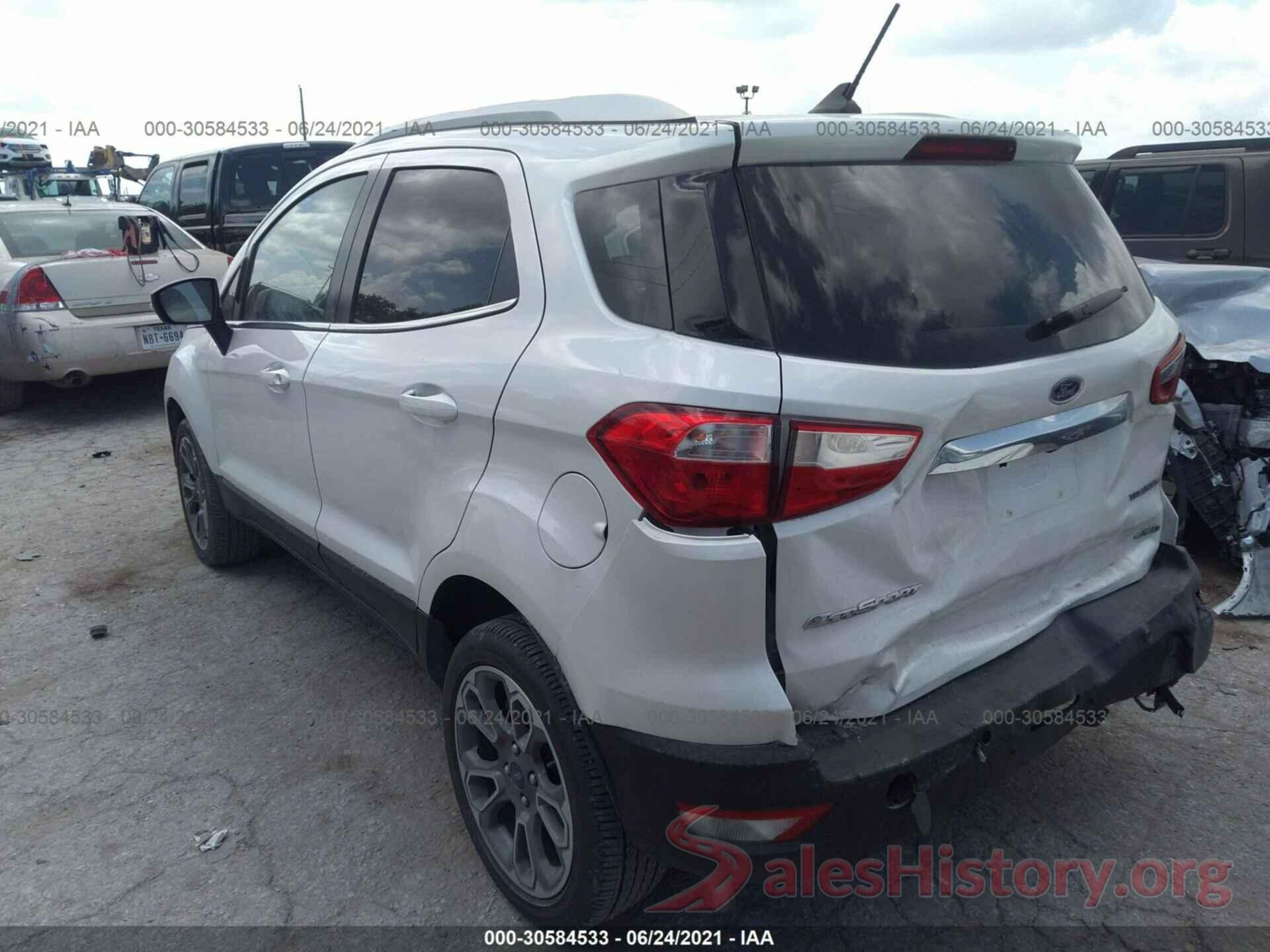 MAJ6S3KL6KC287896 2019 FORD ECOSPORT