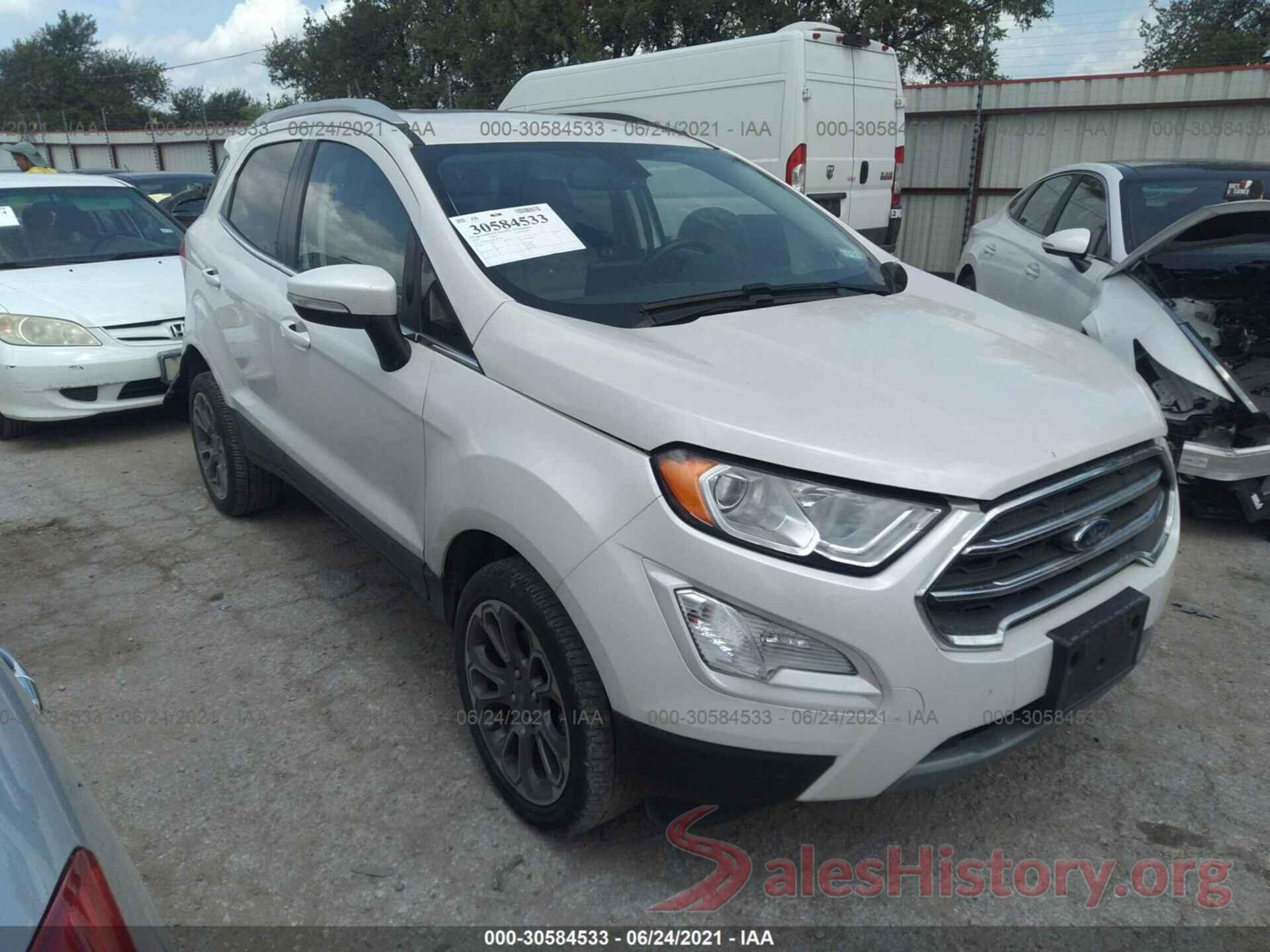 MAJ6S3KL6KC287896 2019 FORD ECOSPORT