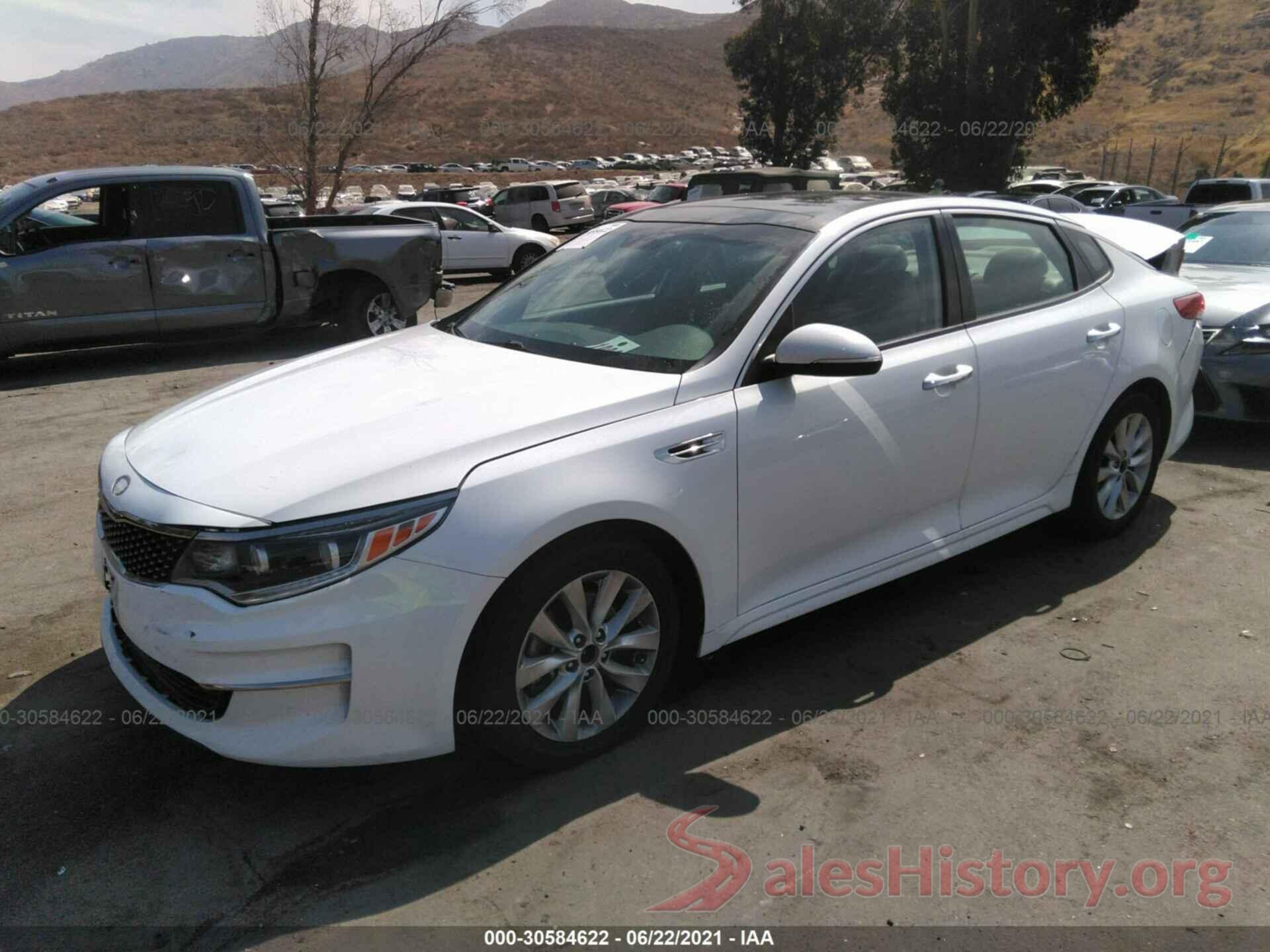 5XXGU4L31GG022095 2016 KIA OPTIMA