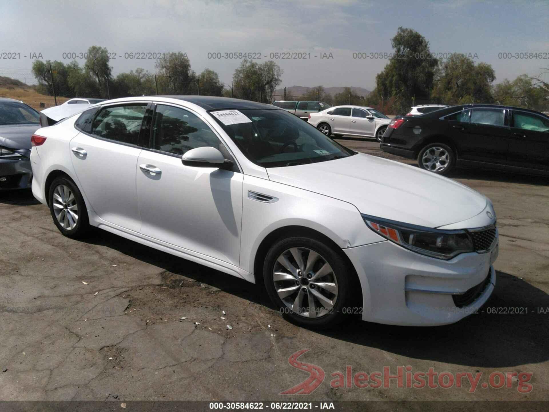 5XXGU4L31GG022095 2016 KIA OPTIMA