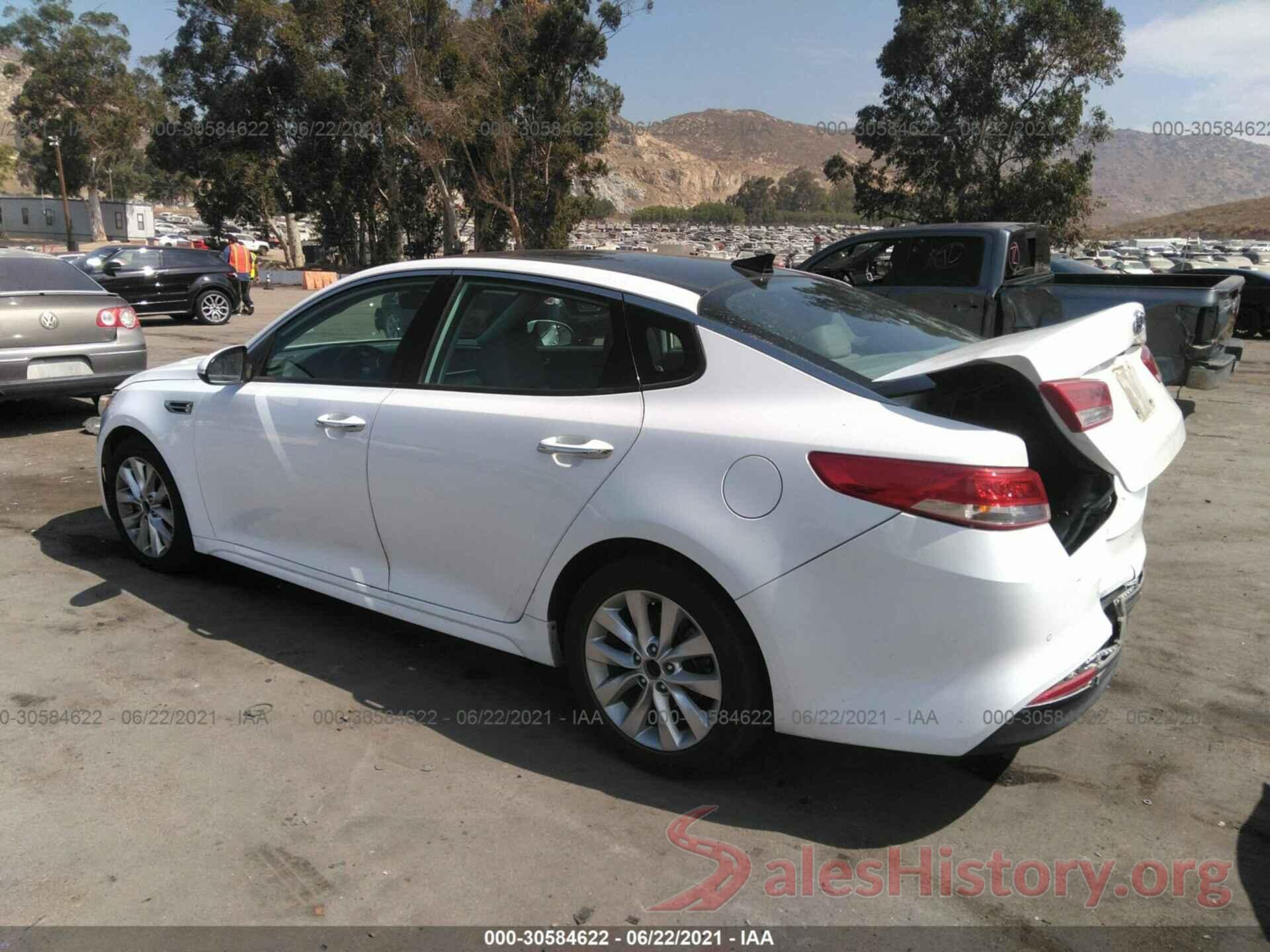 5XXGU4L31GG022095 2016 KIA OPTIMA