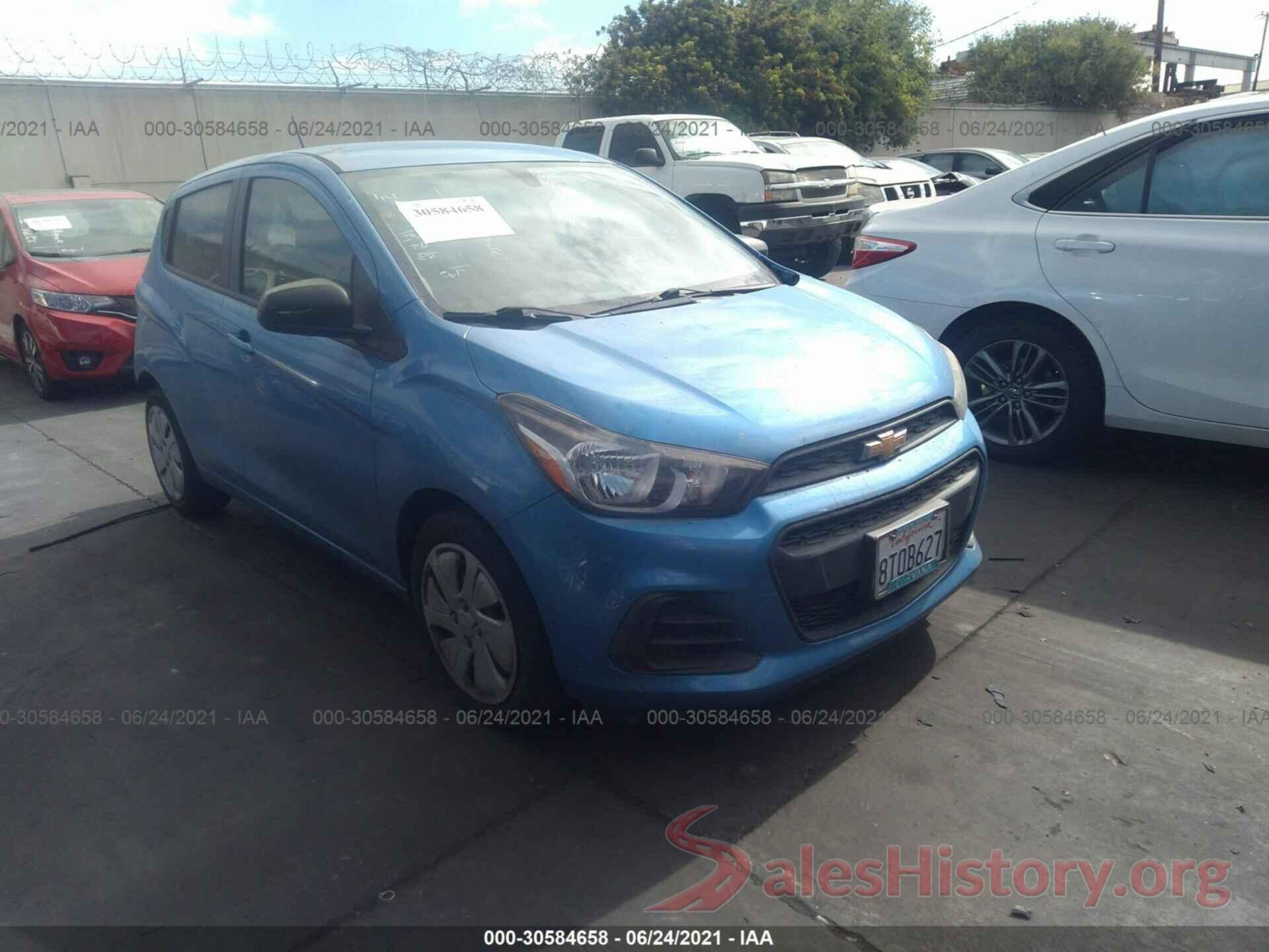 KL8CB6SA8GC603750 2016 CHEVROLET SPARK