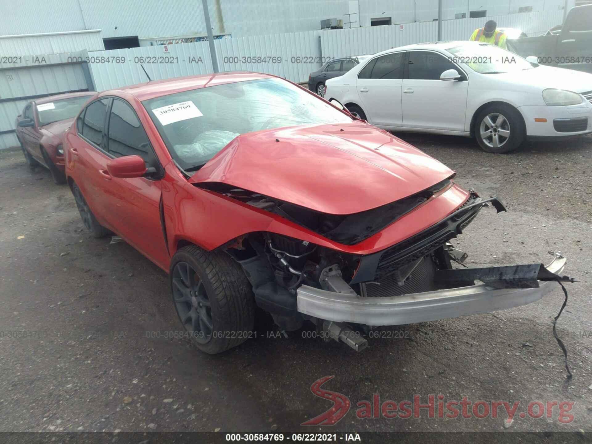 1C3CDFAA3GD703840 2016 DODGE DART