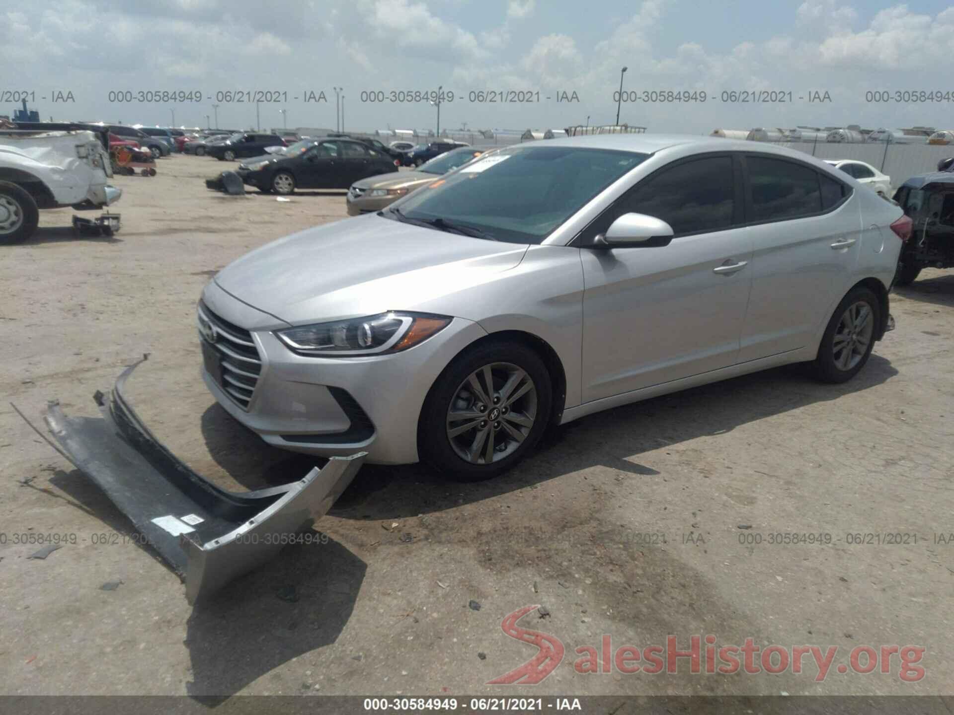 5NPD84LFXHH185822 2017 HYUNDAI ELANTRA