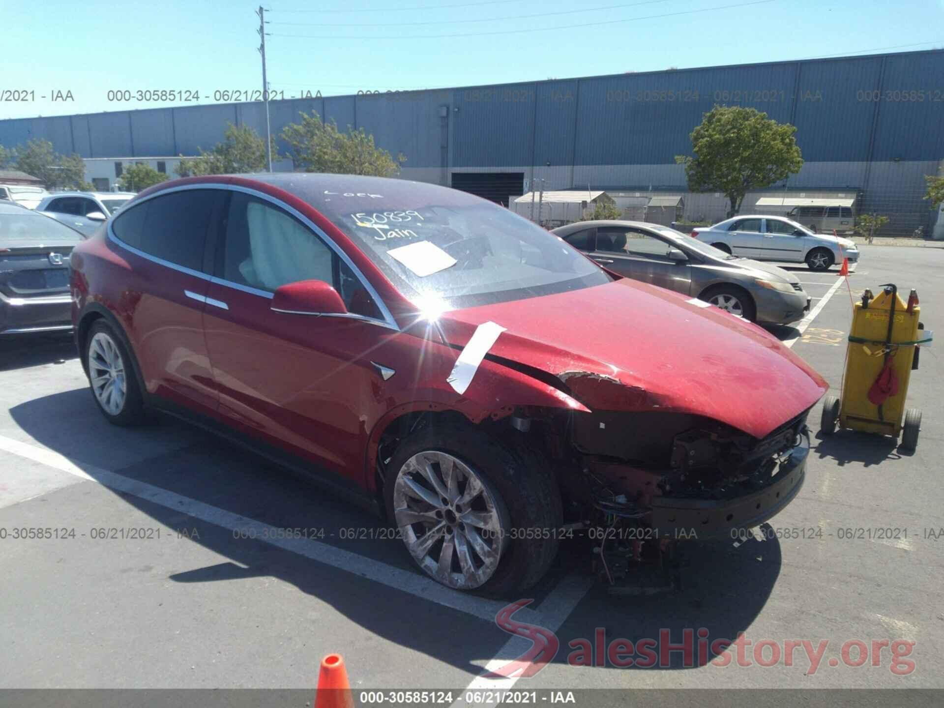 5YJXCAE28HF065374 2017 TESLA MODEL X