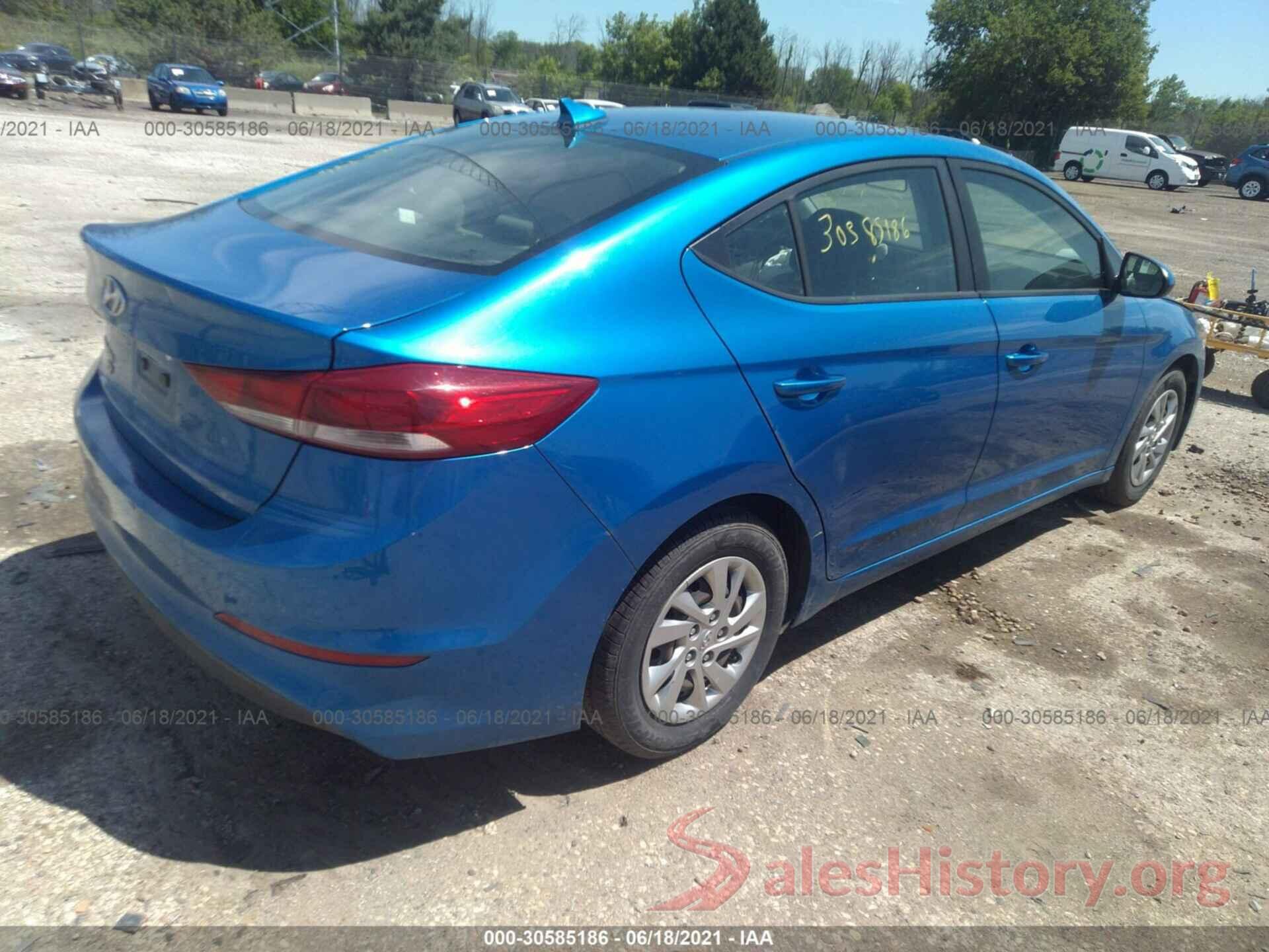 KMHD74LF2HU320781 2017 HYUNDAI ELANTRA