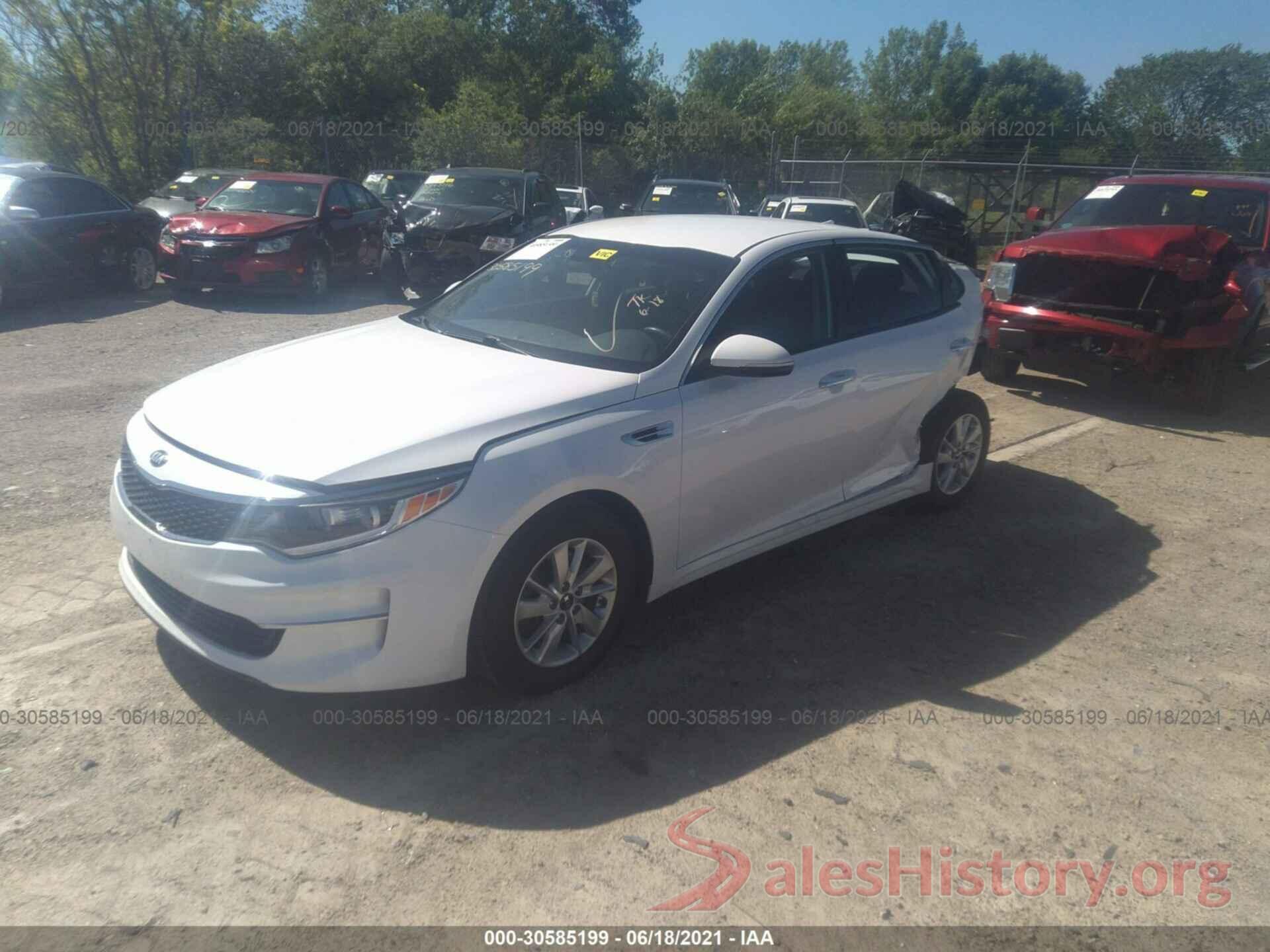 KNAGT4L34G5077175 2016 KIA OPTIMA