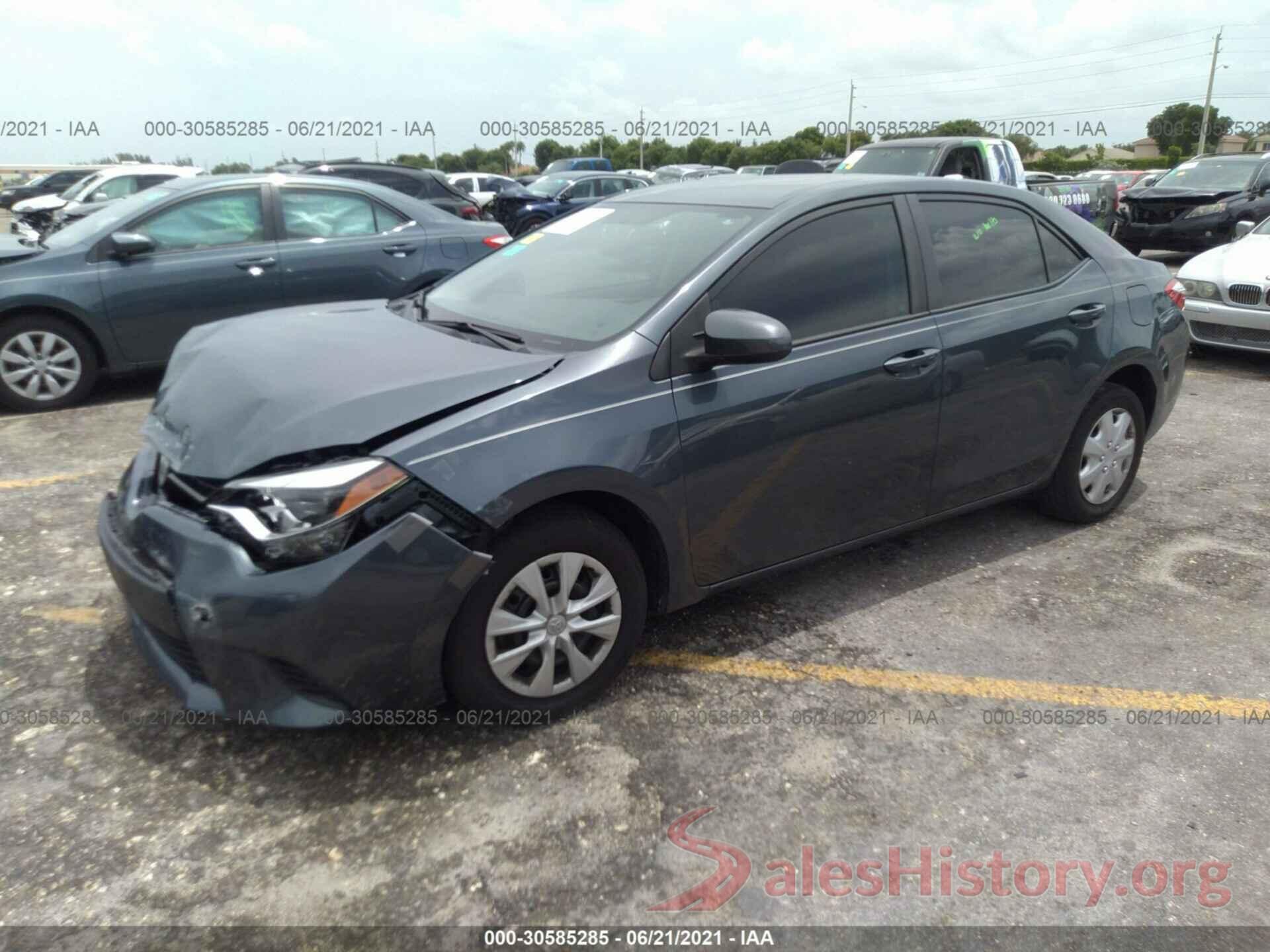 5YFBURHE7GP423899 2016 TOYOTA COROLLA