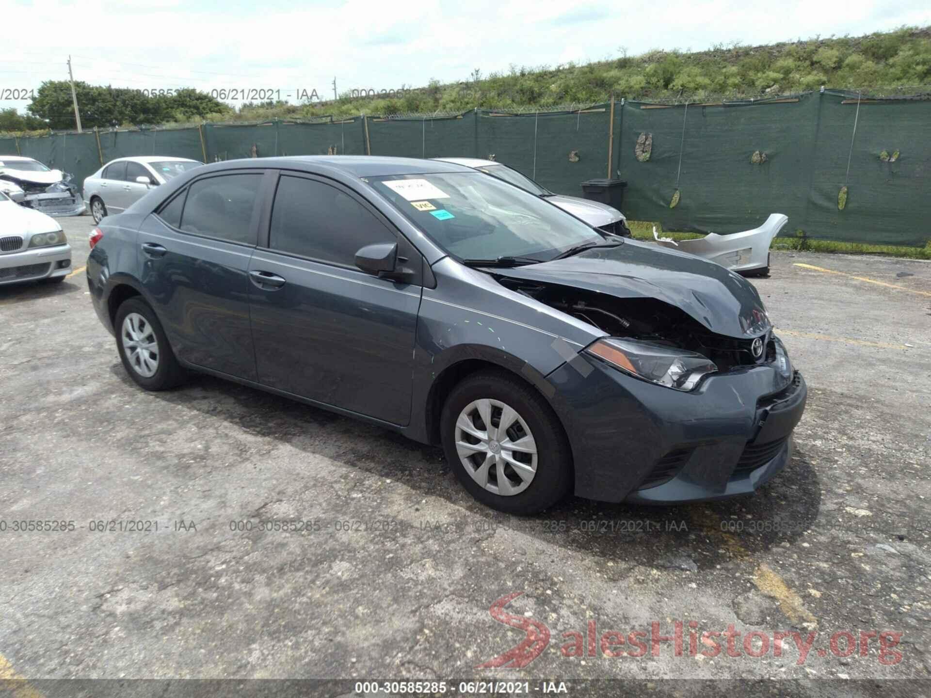 5YFBURHE7GP423899 2016 TOYOTA COROLLA