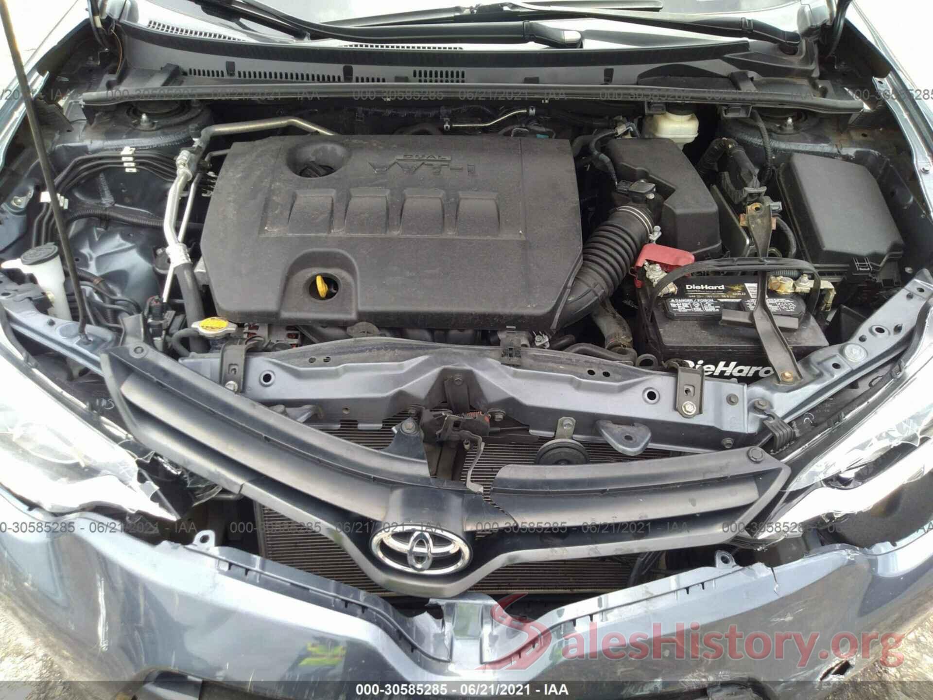 5YFBURHE7GP423899 2016 TOYOTA COROLLA