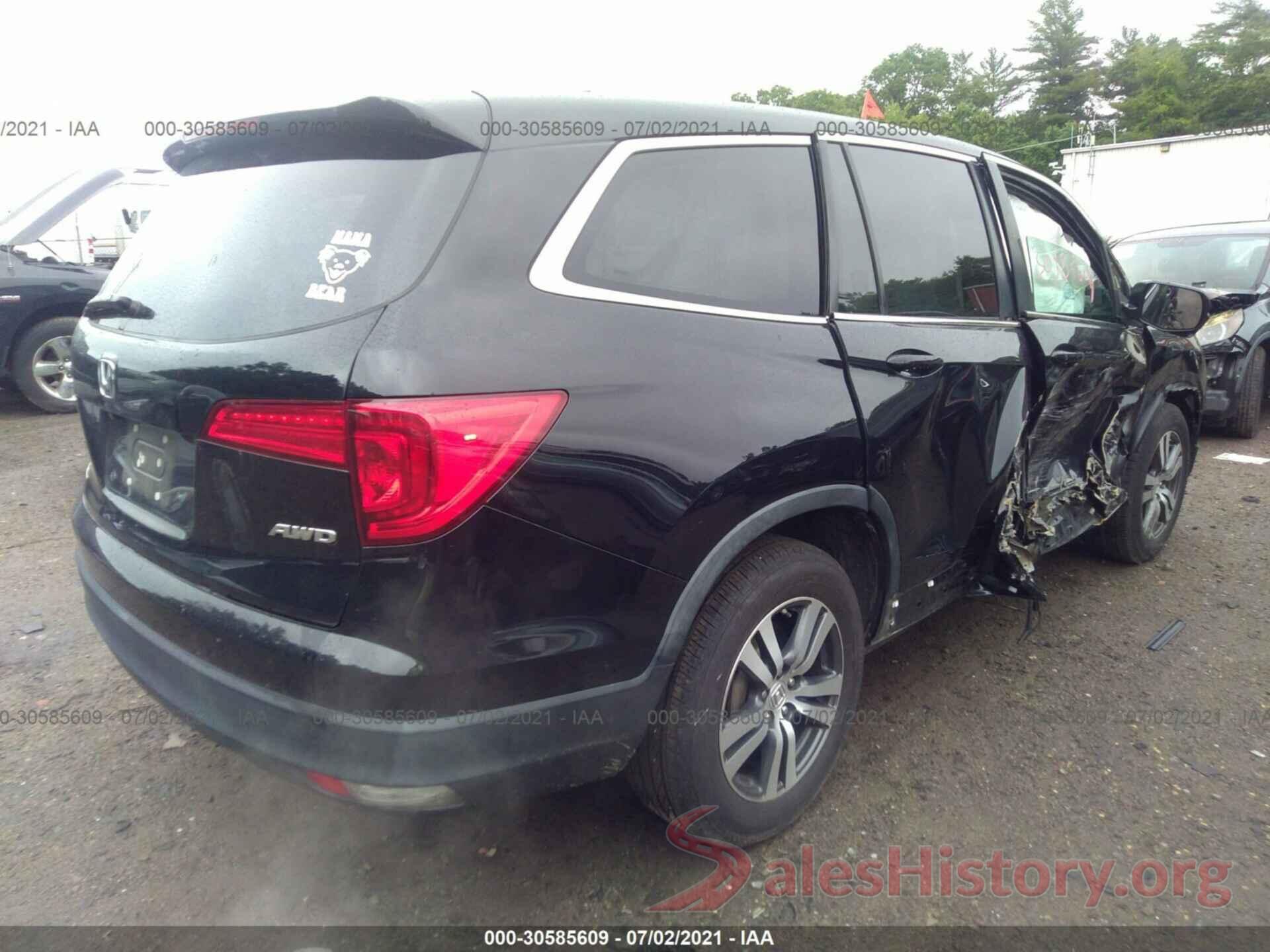 5FNYF6H58GB090580 2016 HONDA PILOT