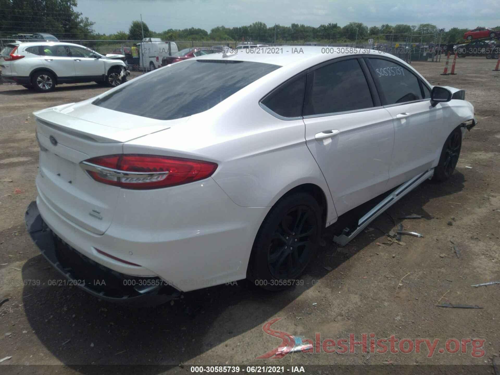 3FA6P0HD4KR282231 2019 FORD FUSION