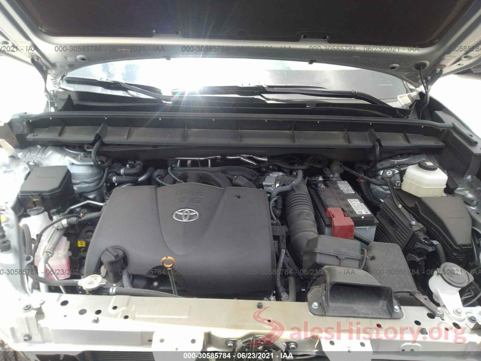 5TDLZRAH1MS035497 2021 TOYOTA HIGHLANDER