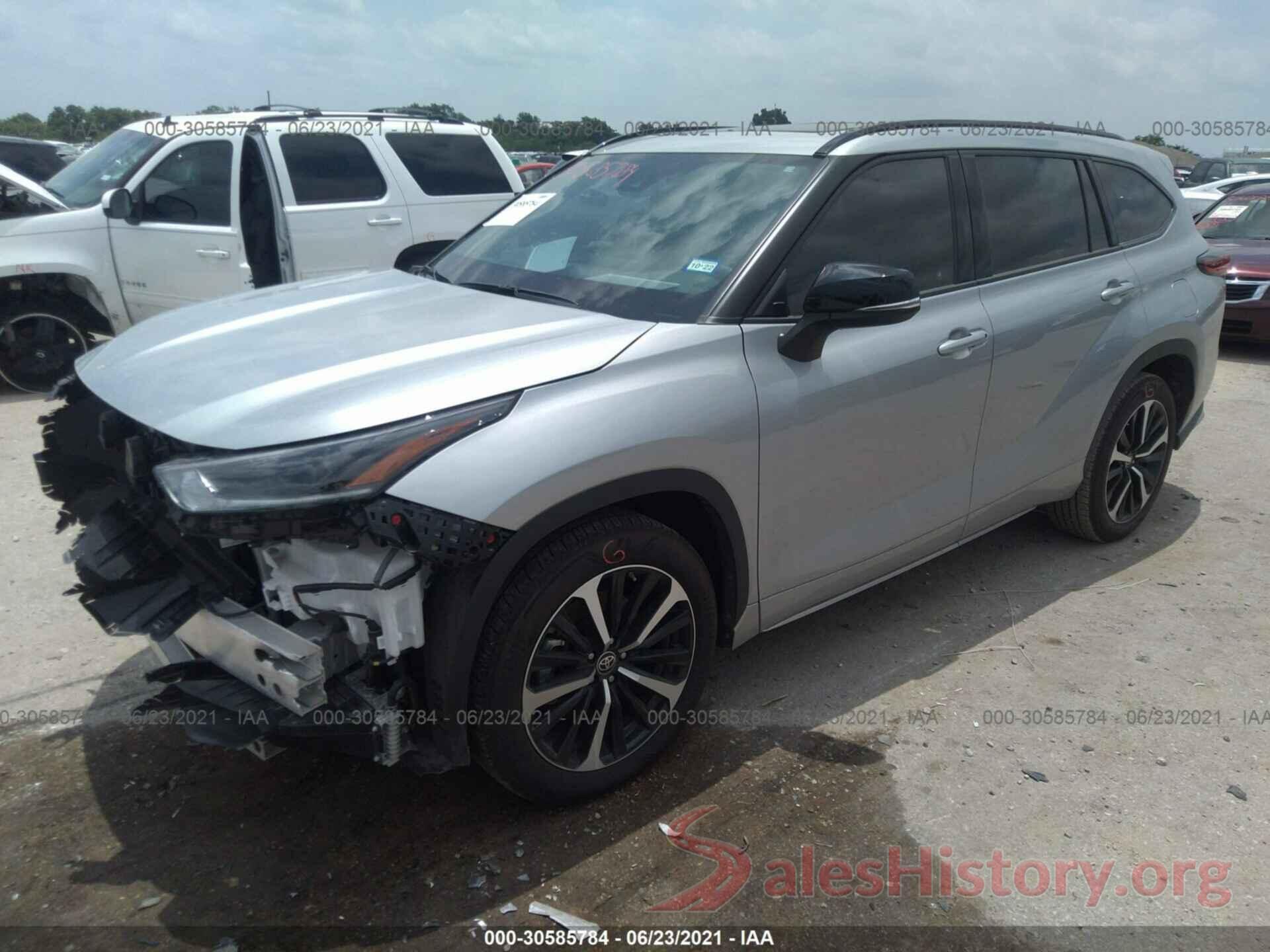 5TDLZRAH1MS035497 2021 TOYOTA HIGHLANDER