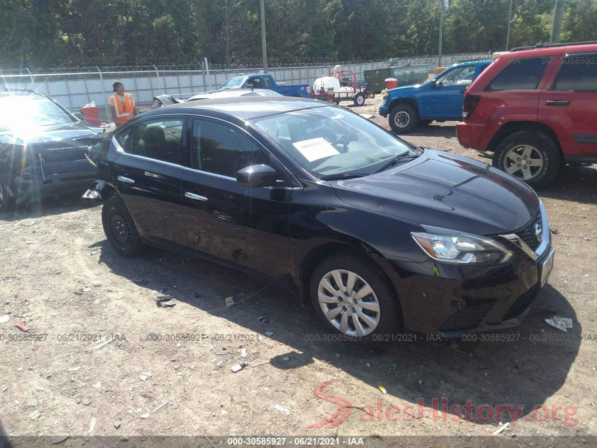 3N1AB7AP4KY398246 2019 NISSAN SENTRA