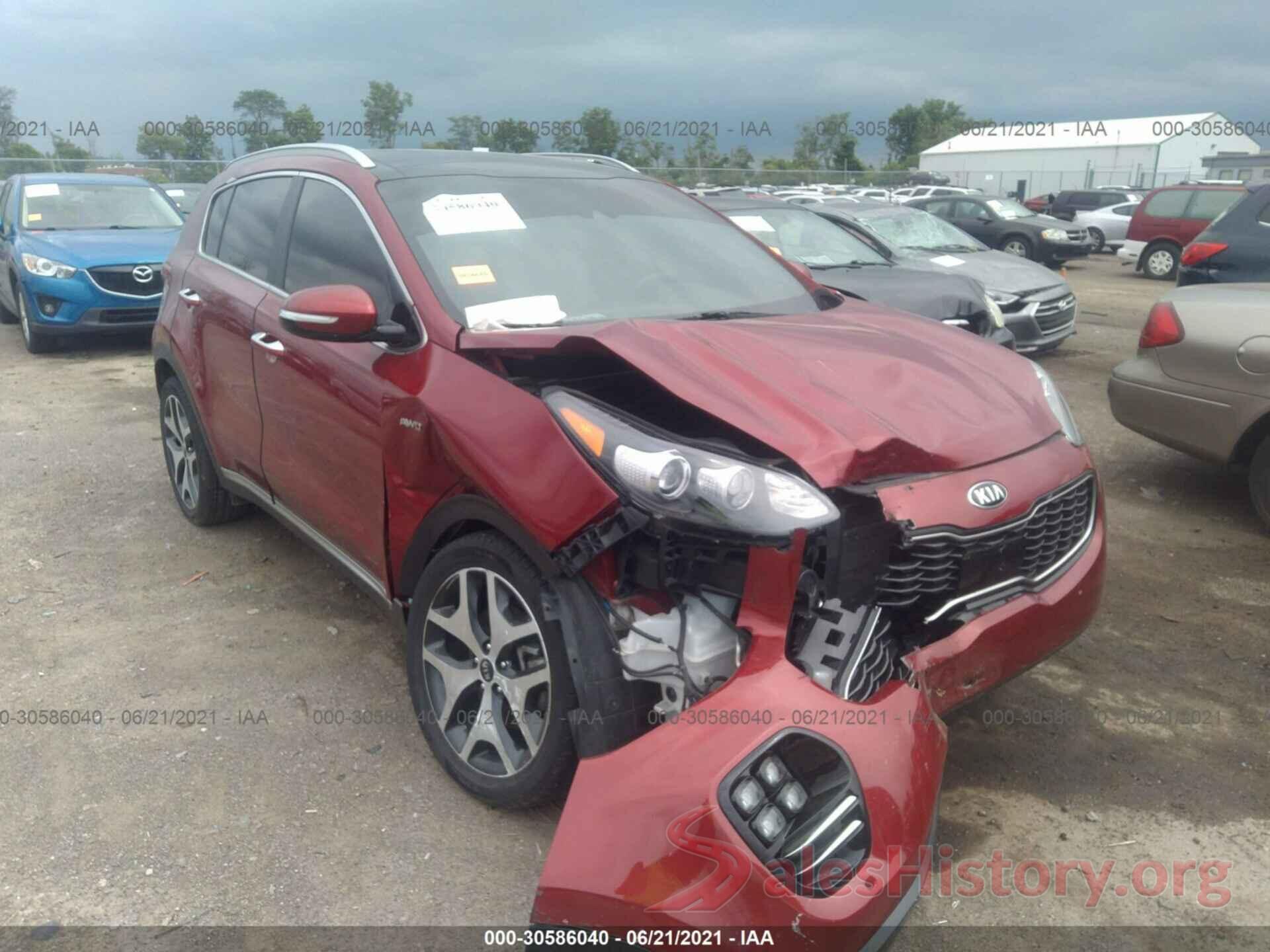 KNDPRCA64H7265788 2017 KIA SPORTAGE