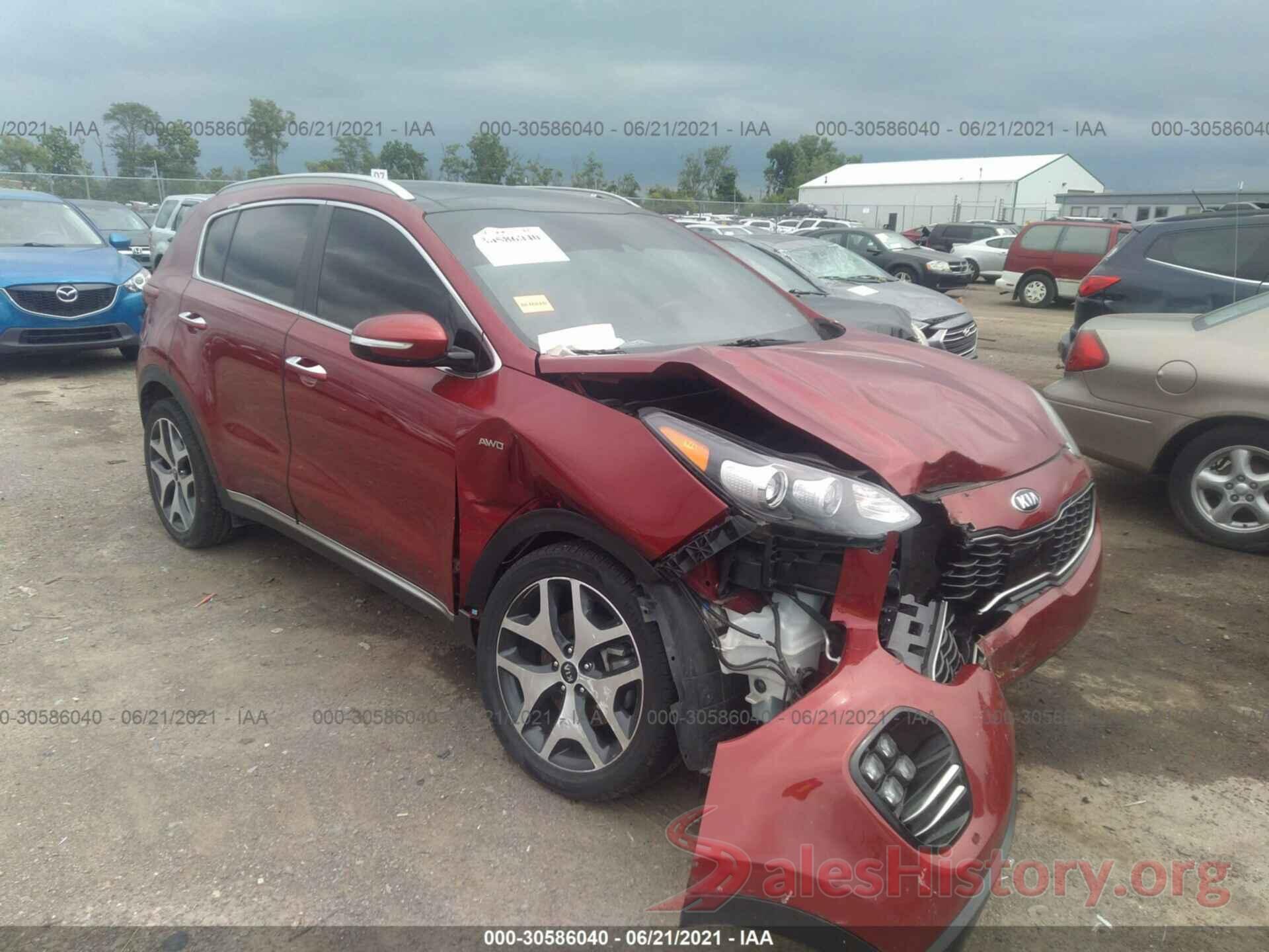 KNDPRCA64H7265788 2017 KIA SPORTAGE