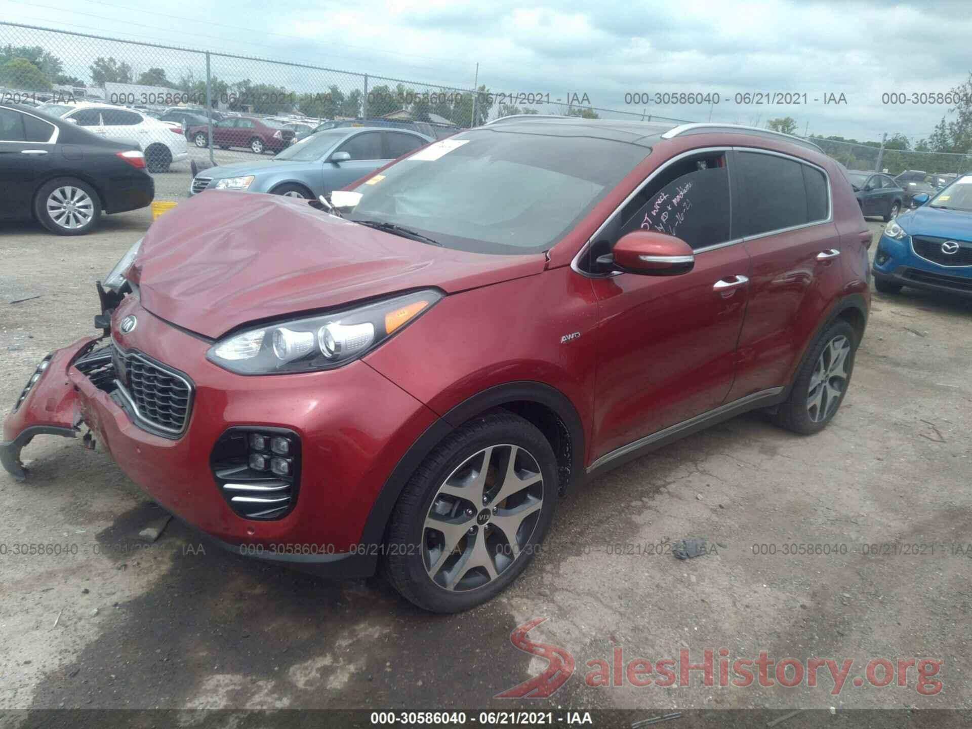 KNDPRCA64H7265788 2017 KIA SPORTAGE