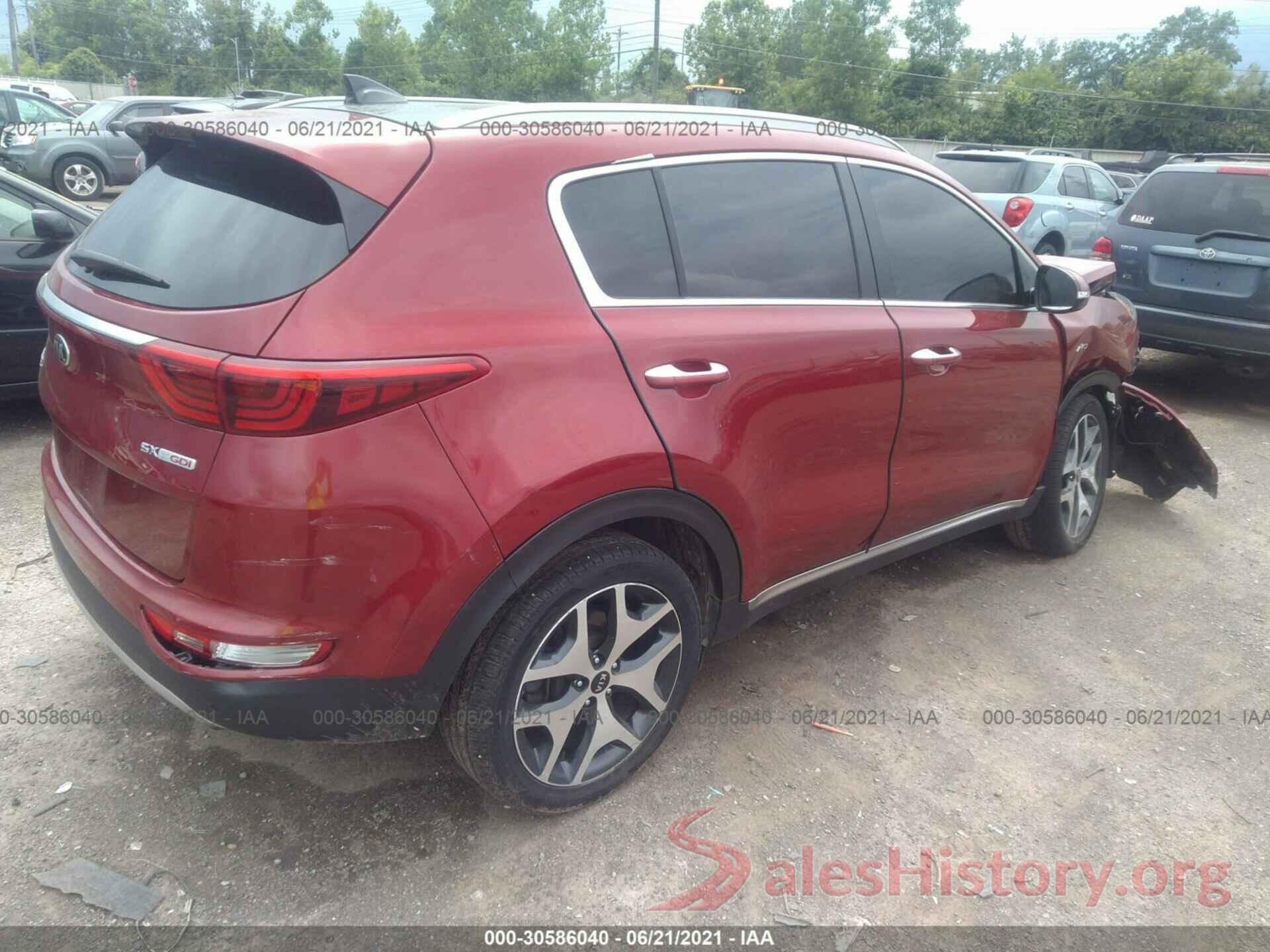 KNDPRCA64H7265788 2017 KIA SPORTAGE