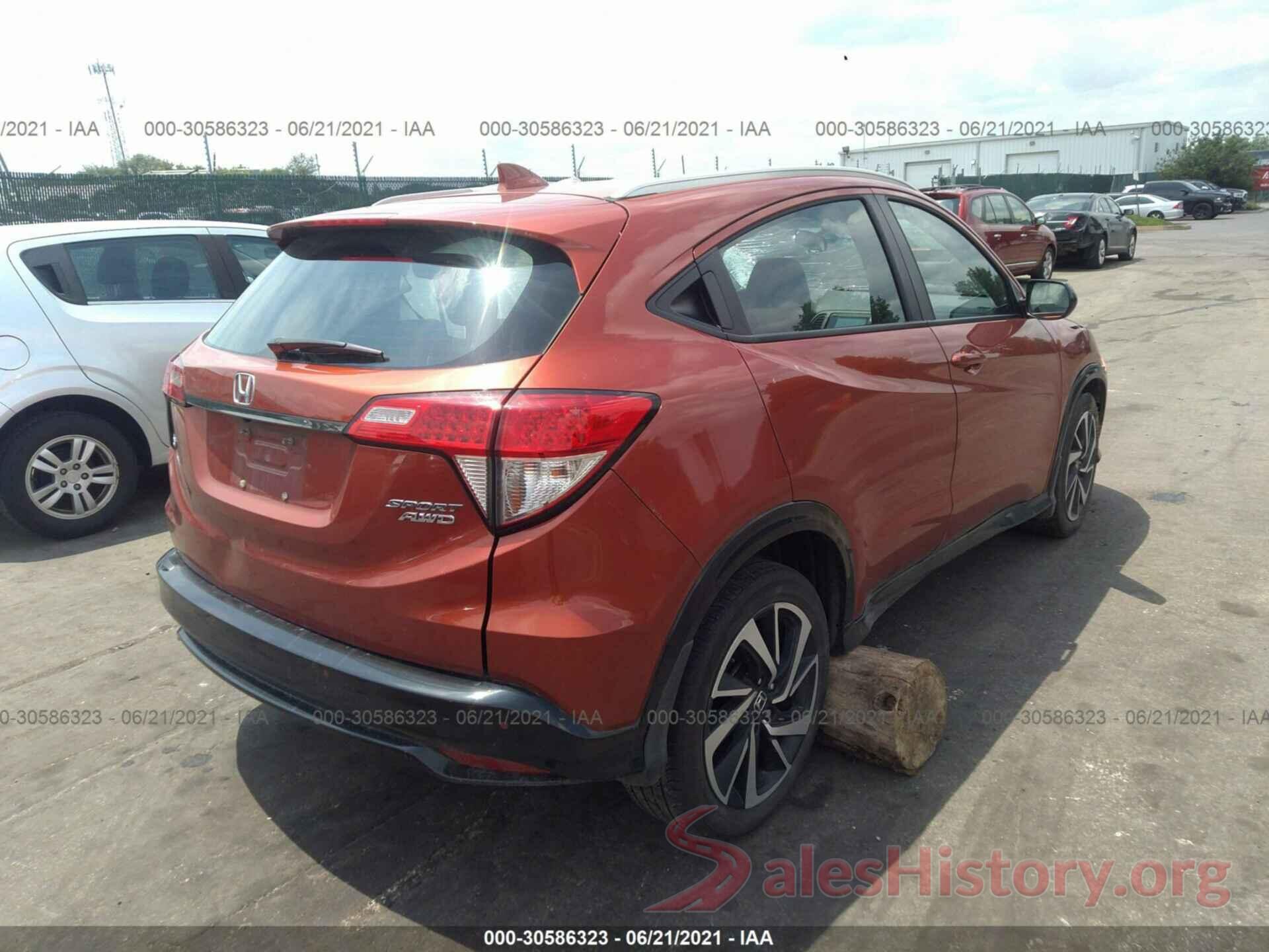 3CZRU6H14KG704237 2019 HONDA HR-V