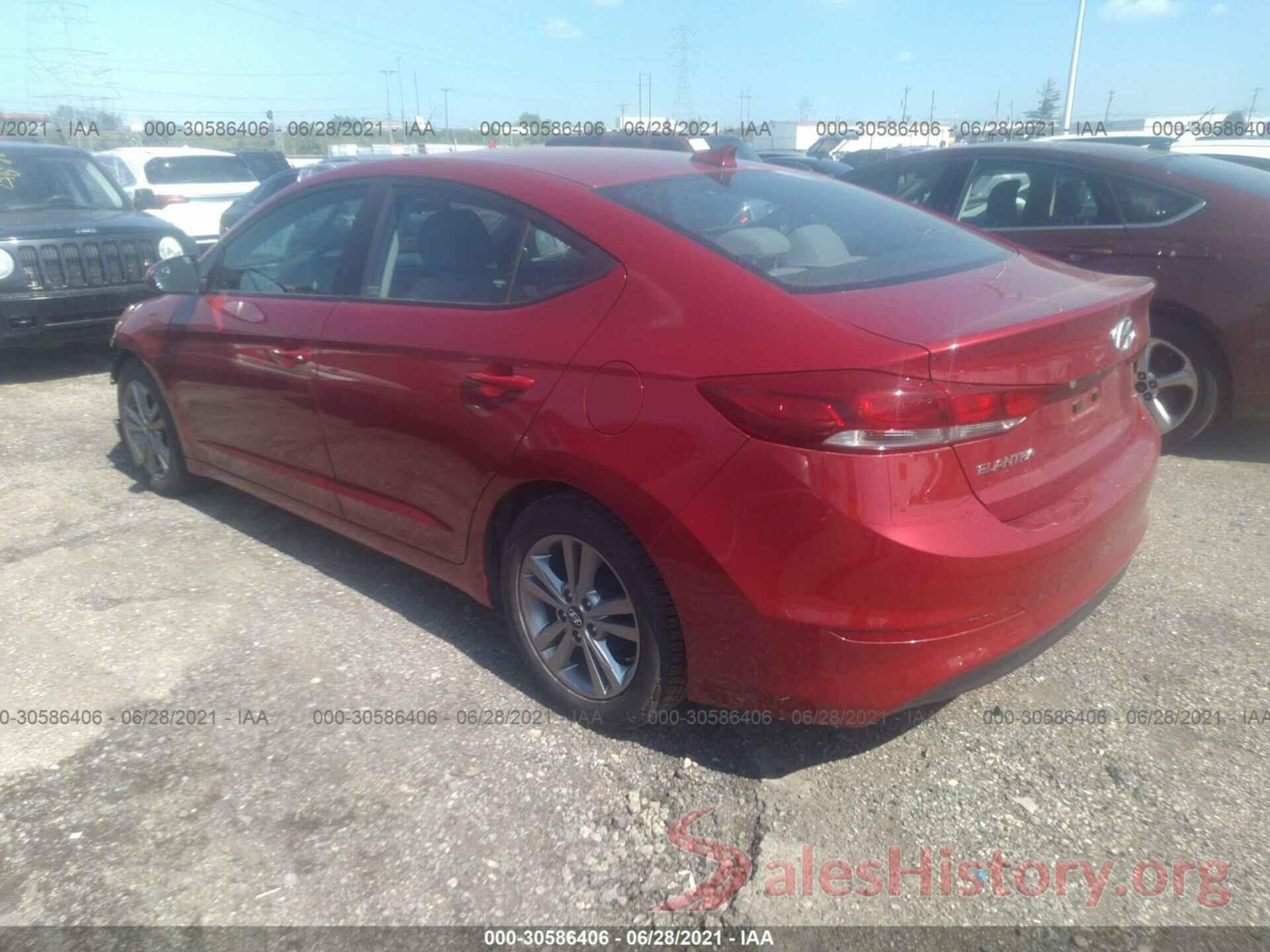 KMHD84LFXHU211823 2017 HYUNDAI ELANTRA