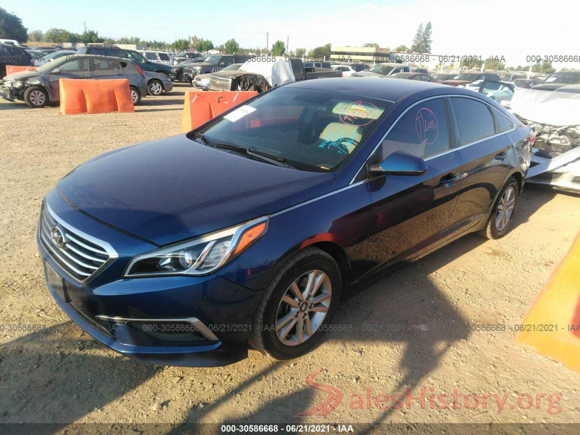 5NPE24AF3GH393810 2016 HYUNDAI SONATA