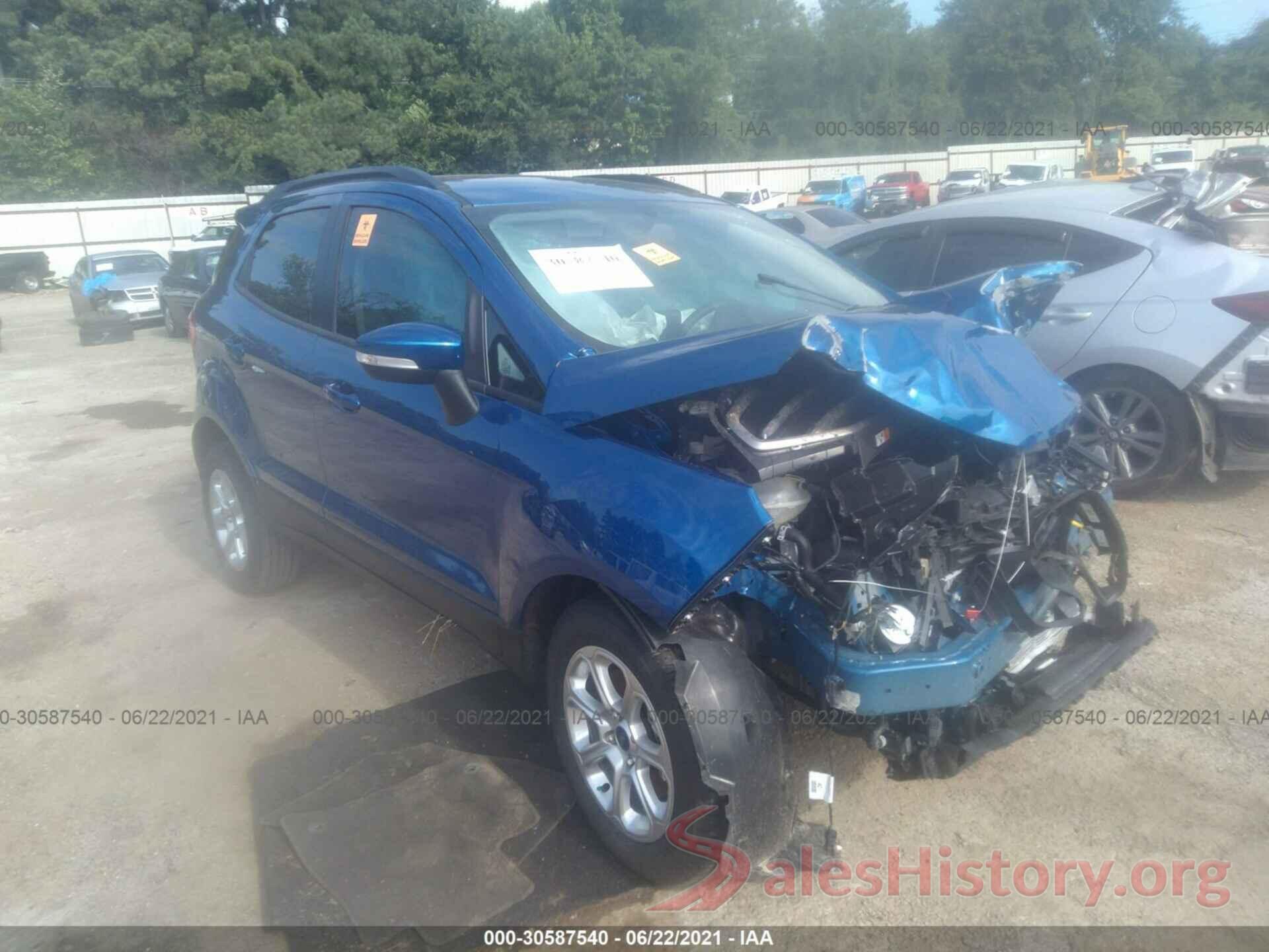 MAJ3S2GE9MC400248 2021 FORD ECOSPORT