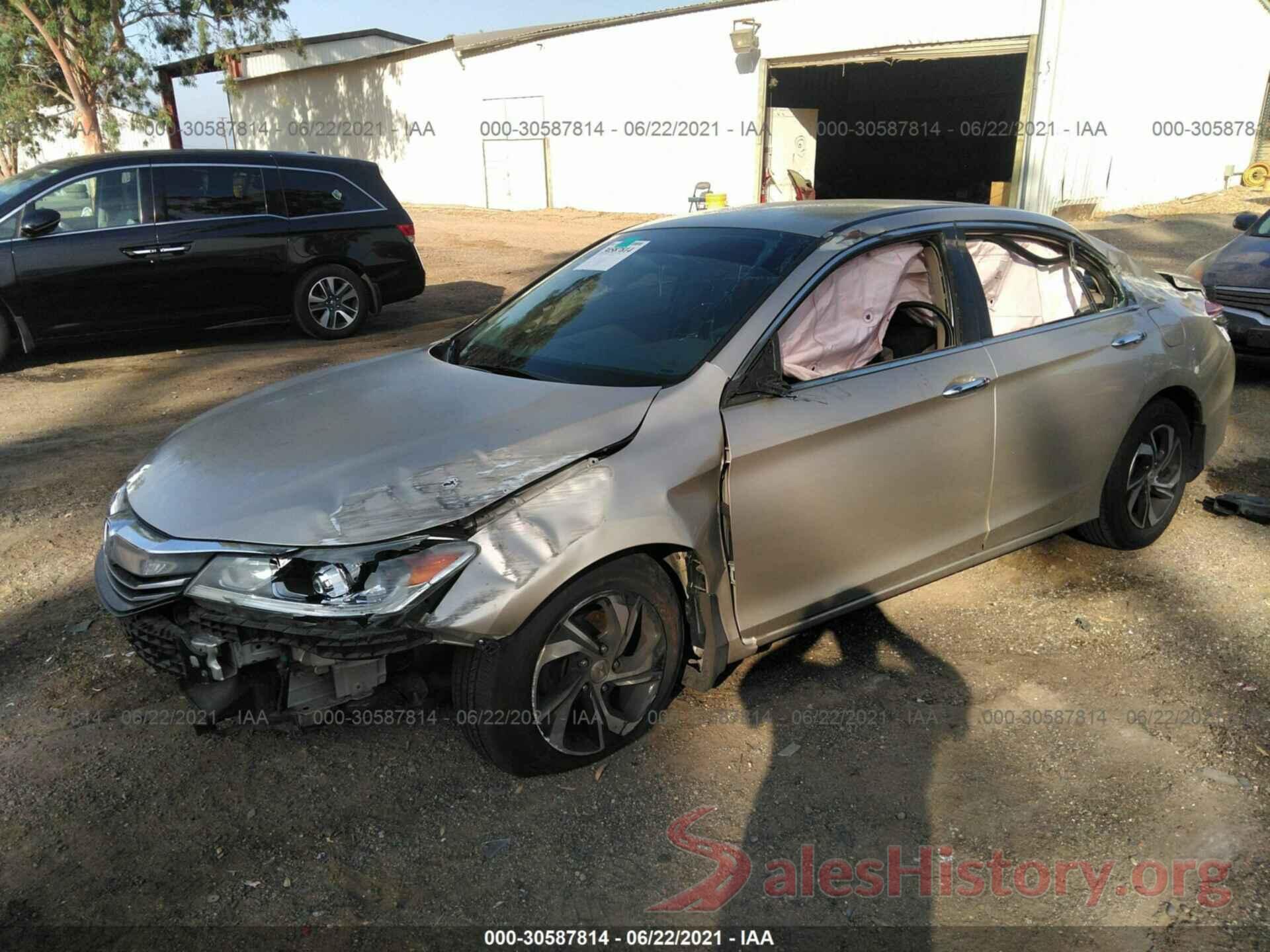 1HGCR2F30GA061418 2016 HONDA ACCORD SEDAN