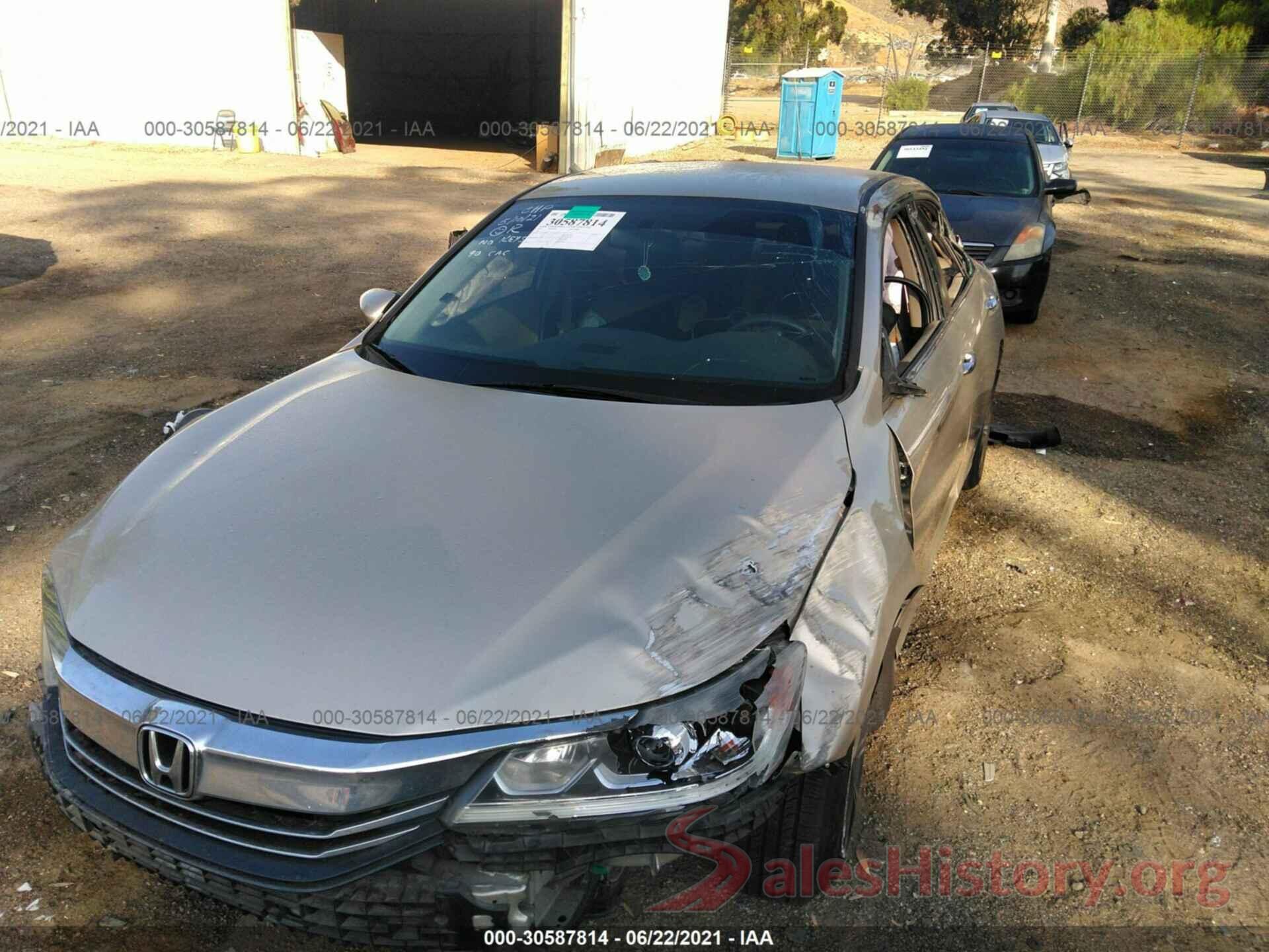 1HGCR2F30GA061418 2016 HONDA ACCORD SEDAN