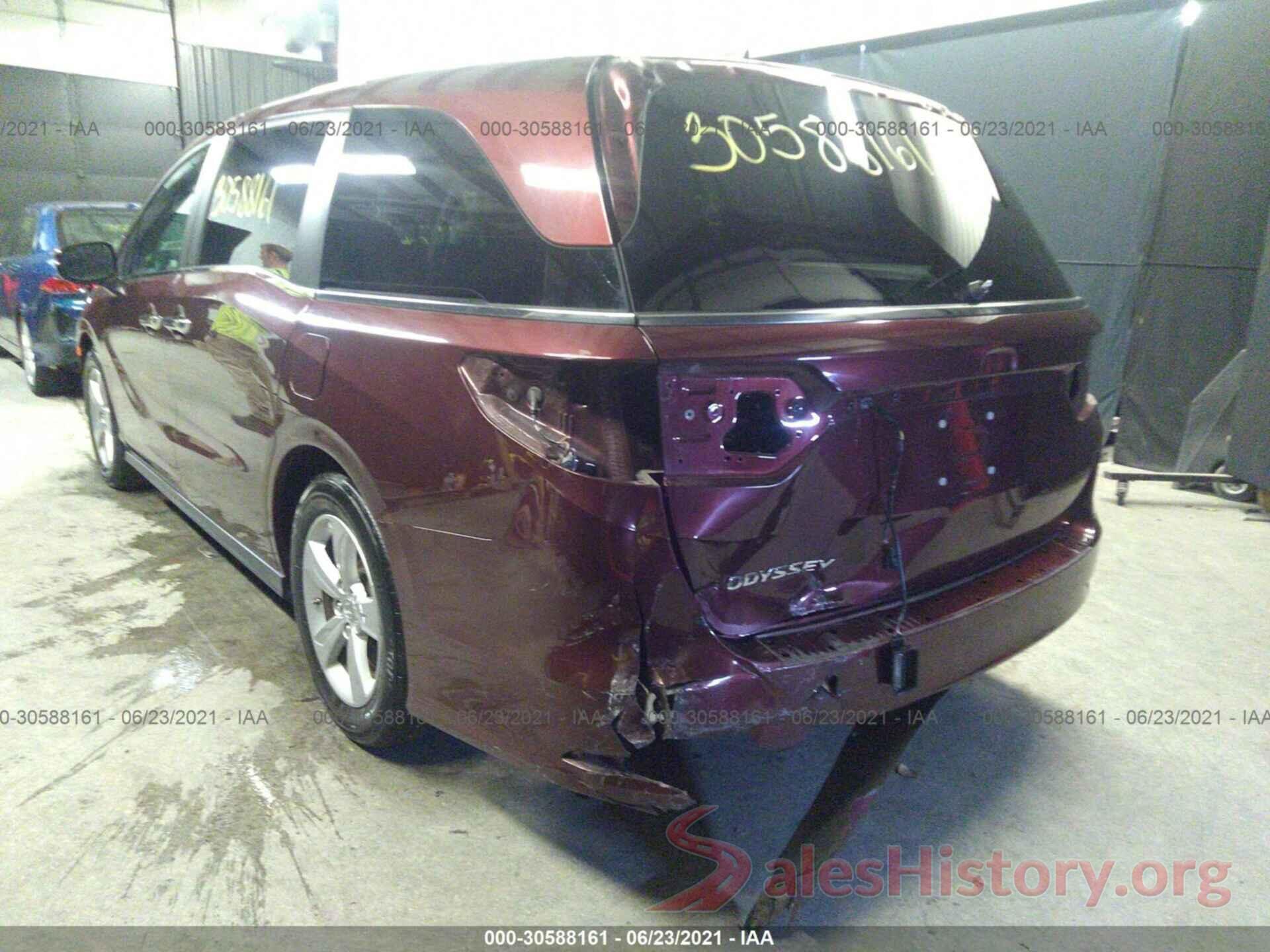 5FNRL6H59KB007437 2019 HONDA ODYSSEY