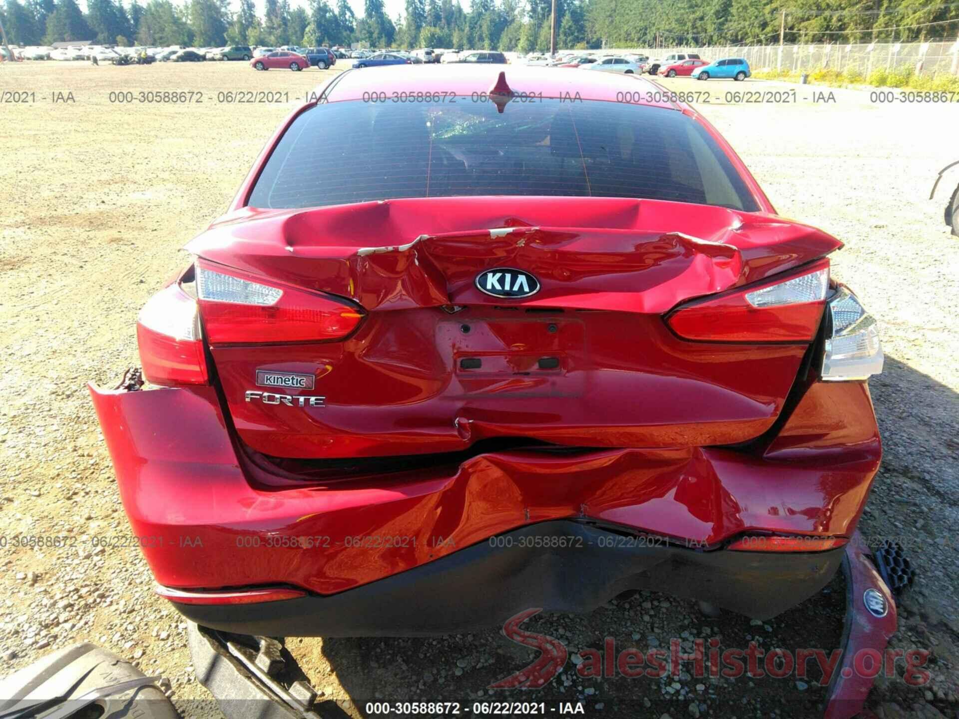 KNAFK4A69G5449623 2016 KIA FORTE