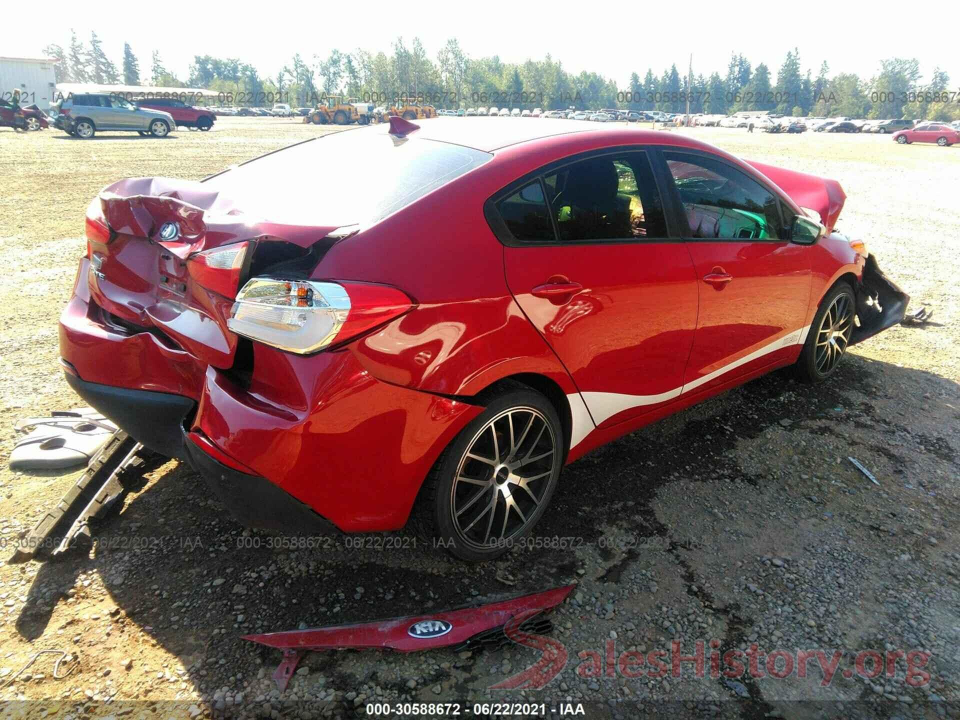 KNAFK4A69G5449623 2016 KIA FORTE