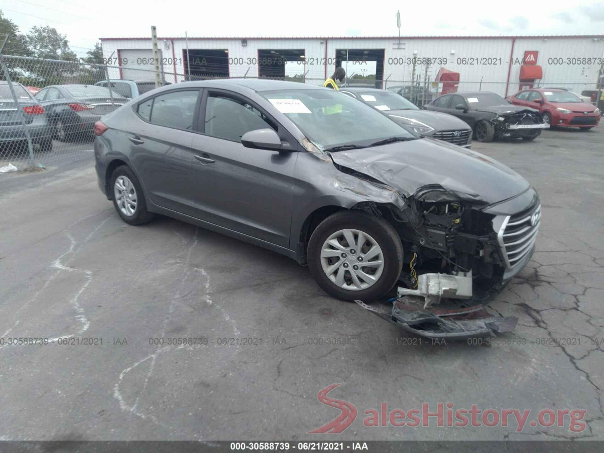 5NPD74LF8JH264916 2018 HYUNDAI ELANTRA