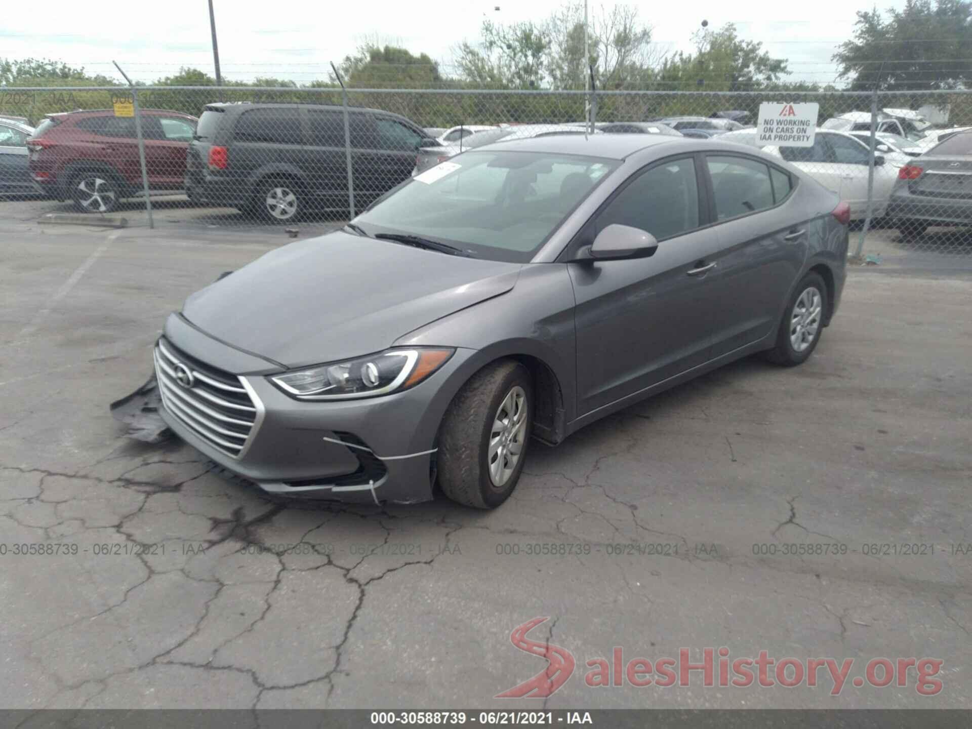 5NPD74LF8JH264916 2018 HYUNDAI ELANTRA