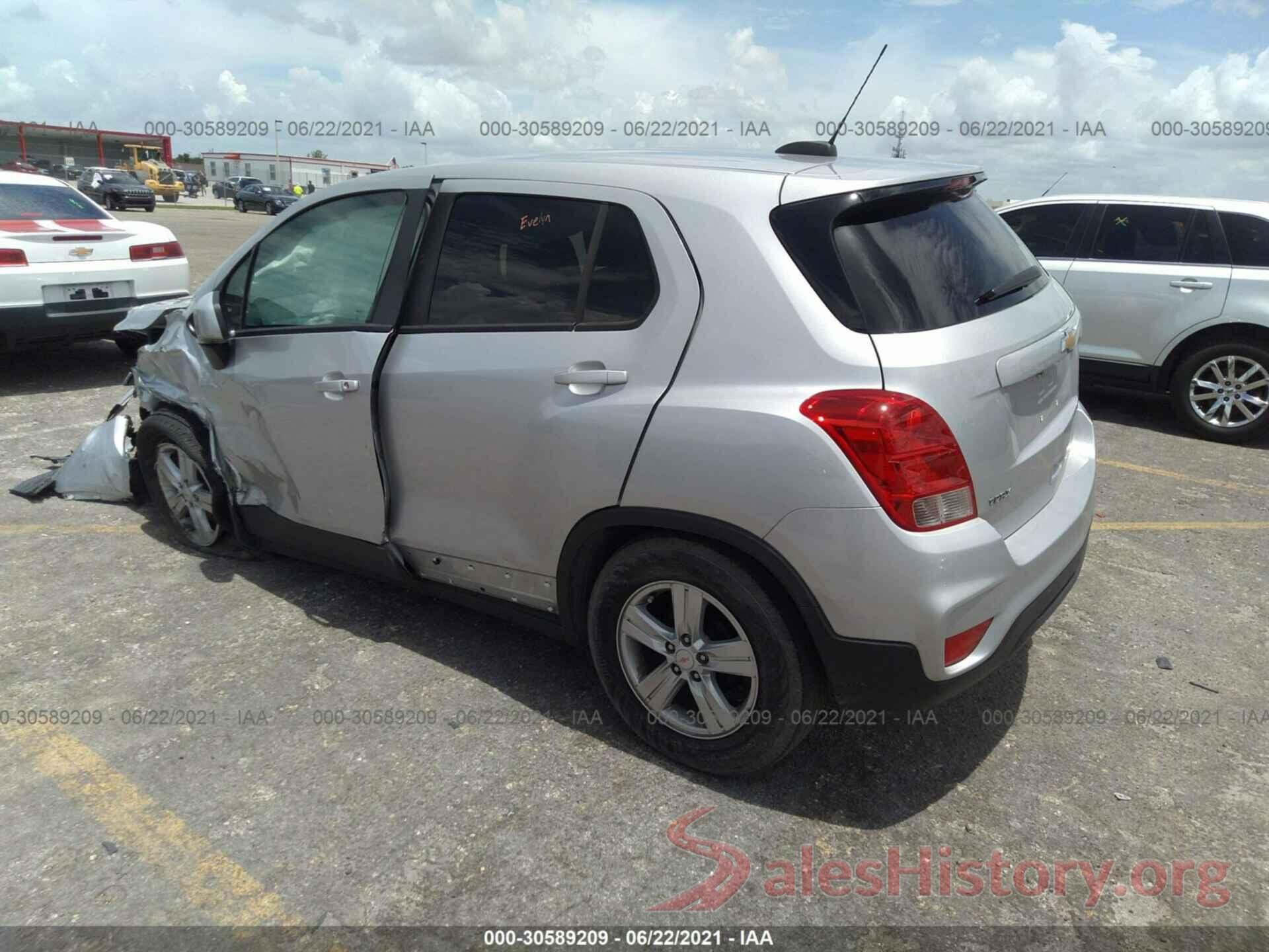 KL7CJKSB0LB318890 2020 CHEVROLET TRAX