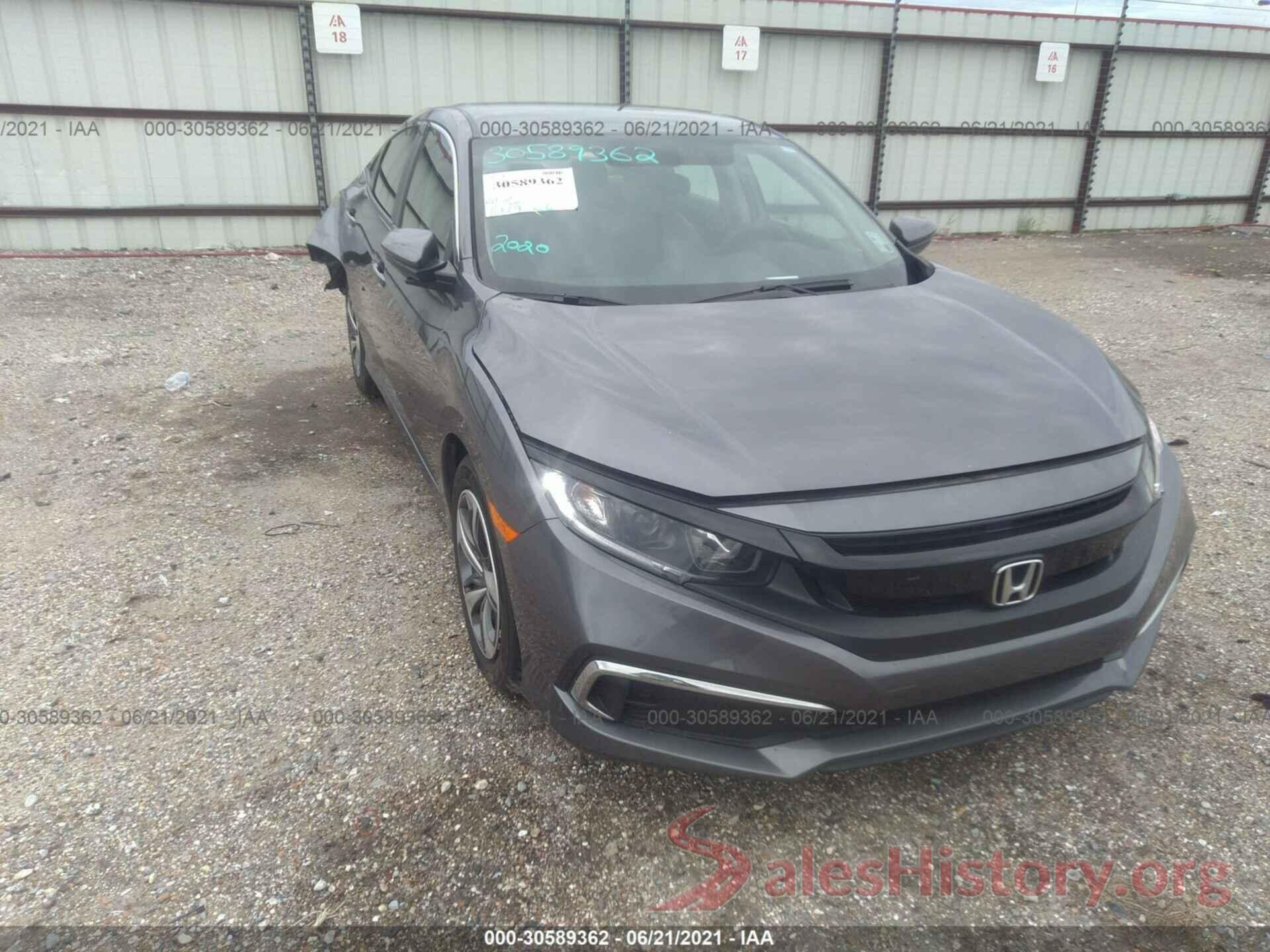 19XFC2F69LE005122 2020 HONDA CIVIC SEDAN