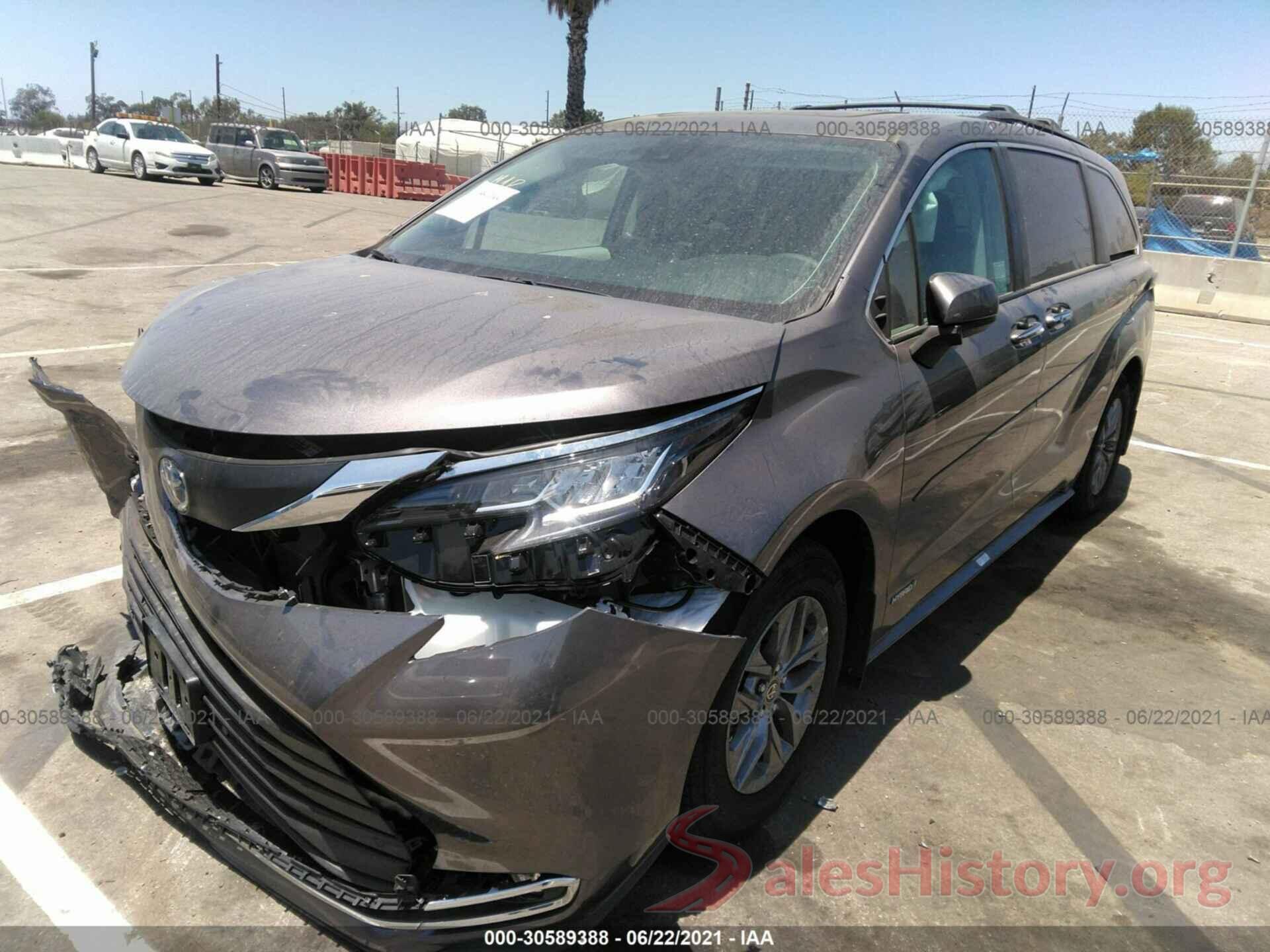 5TDJSKFC7MS022110 2021 TOYOTA SIENNA