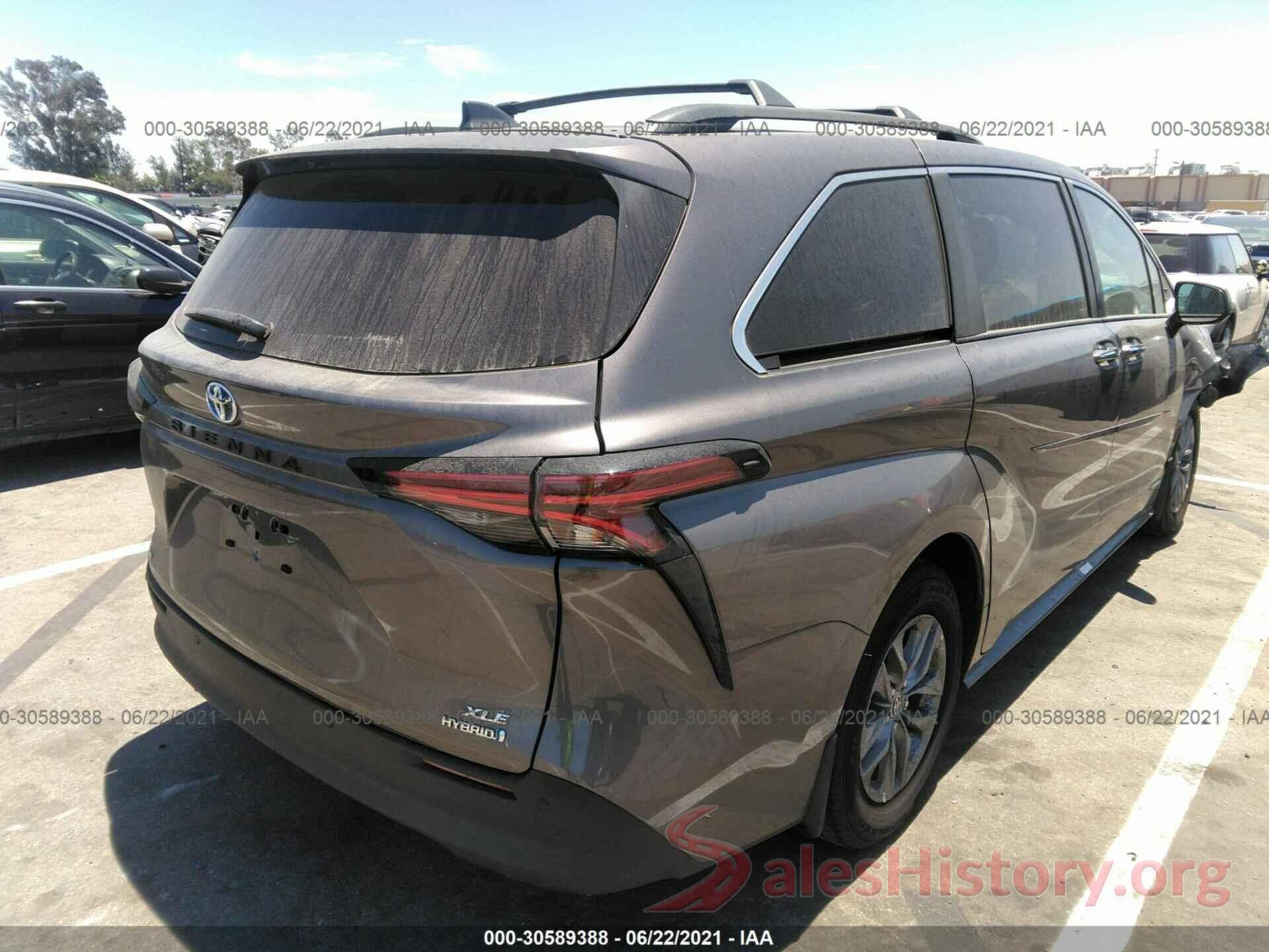 5TDJSKFC7MS022110 2021 TOYOTA SIENNA