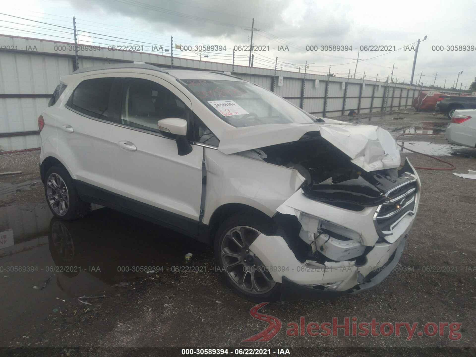 MAJ3S2KE5KC276791 2019 FORD ECOSPORT