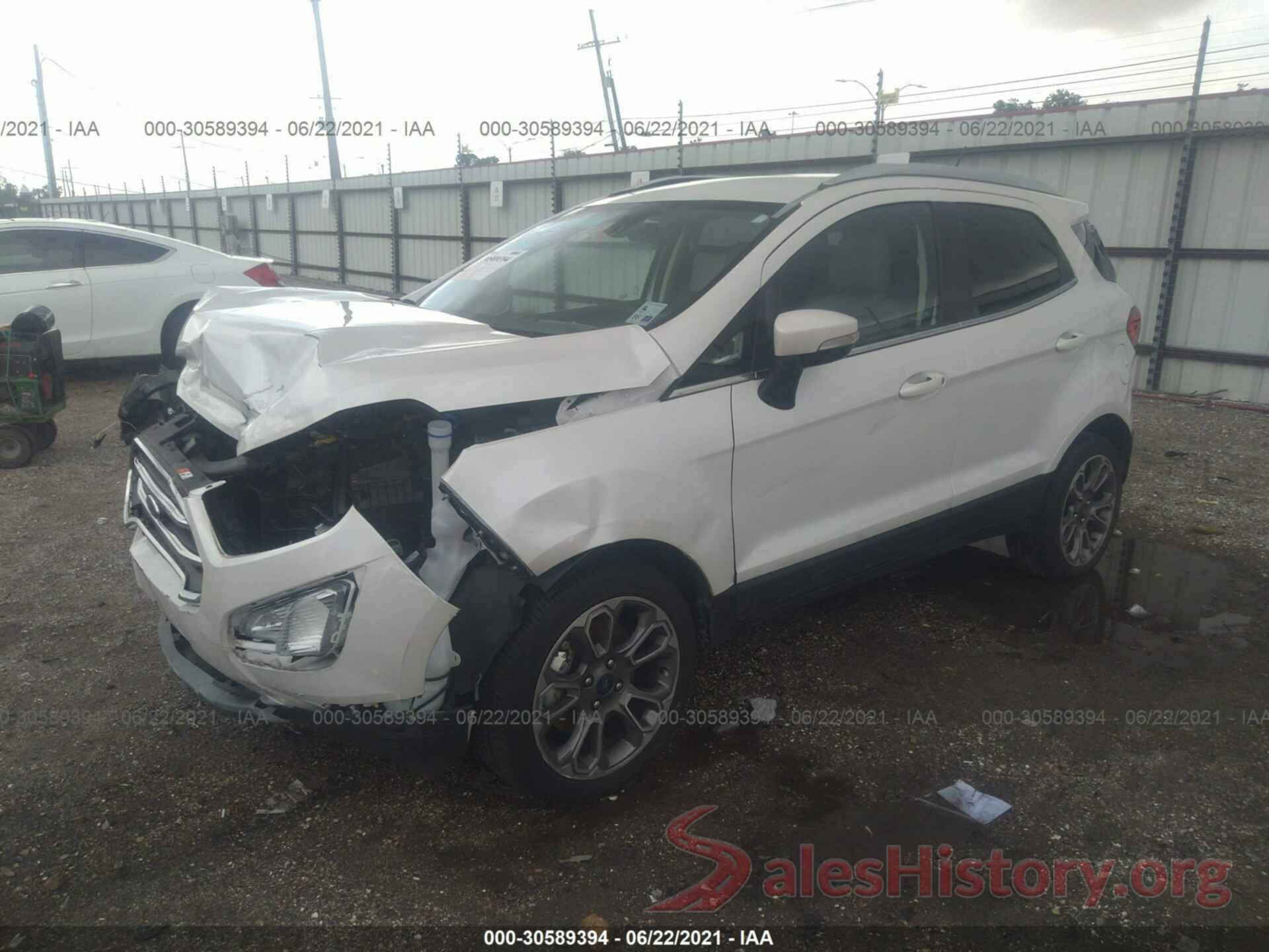 MAJ3S2KE5KC276791 2019 FORD ECOSPORT