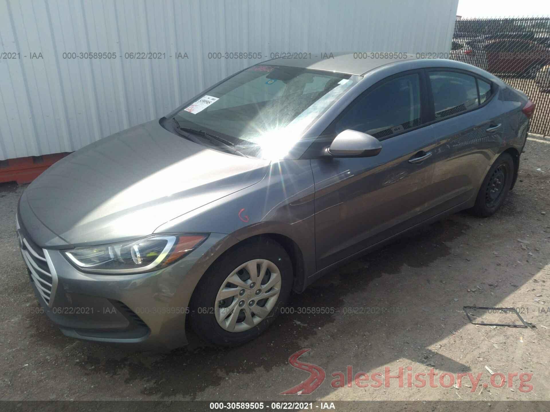 5NPD74LF7JH347365 2018 HYUNDAI ELANTRA