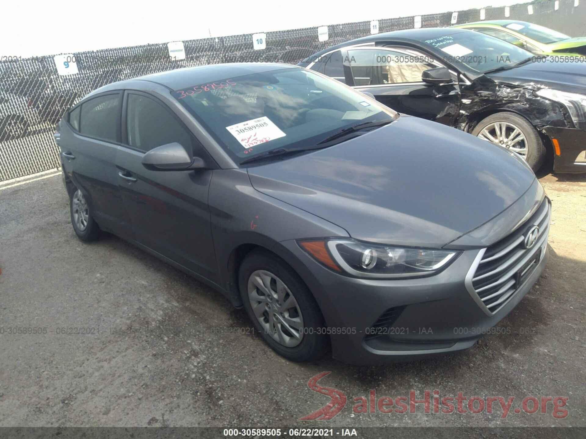 5NPD74LF7JH347365 2018 HYUNDAI ELANTRA