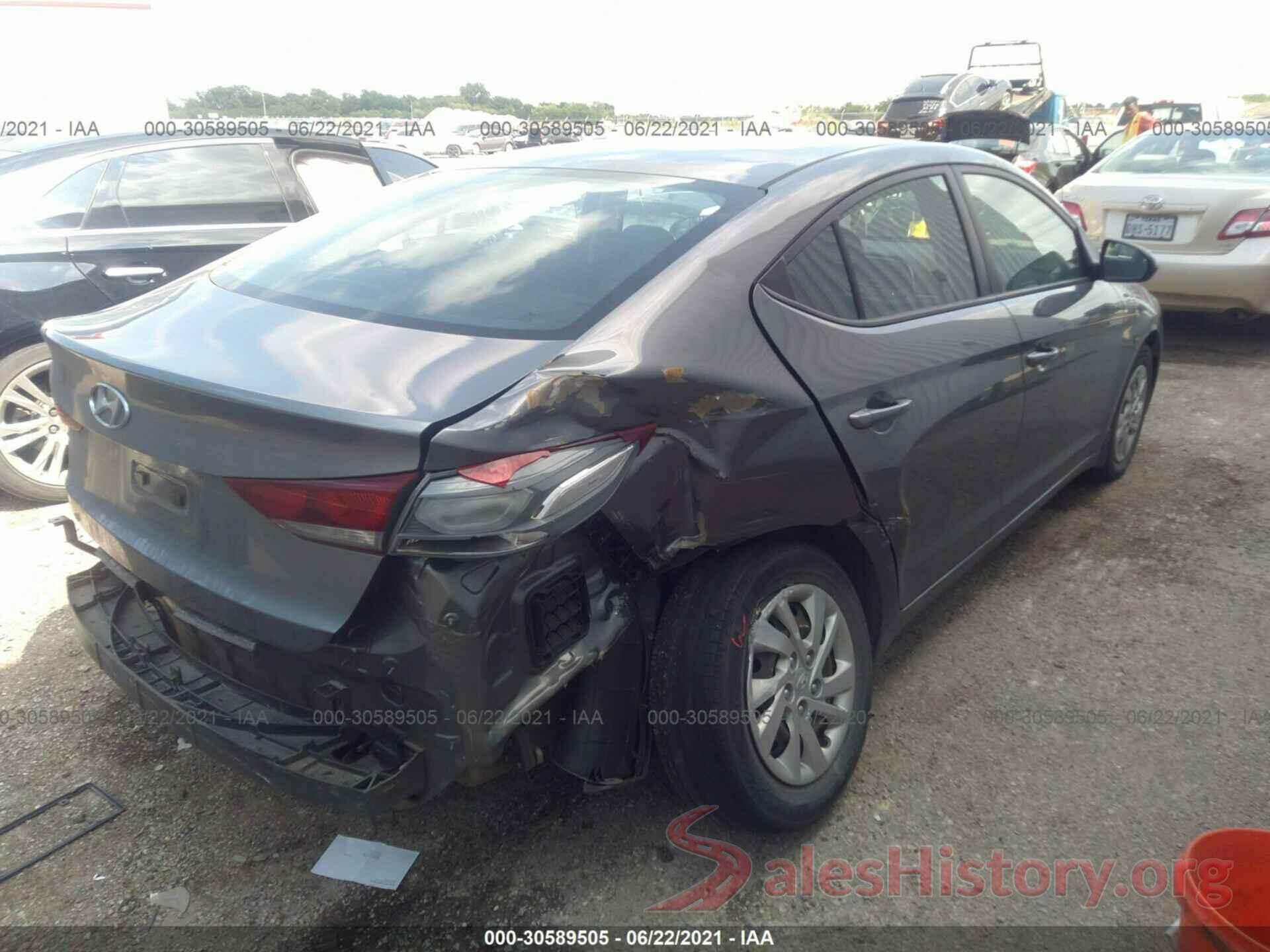 5NPD74LF7JH347365 2018 HYUNDAI ELANTRA