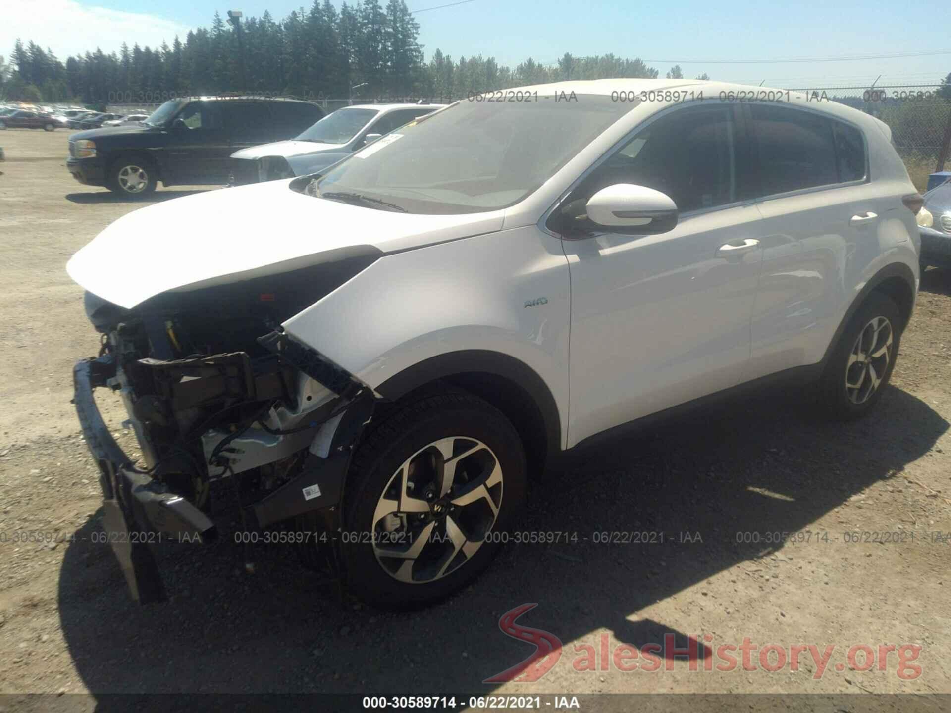 KNDPMCAC1M7893774 2021 KIA SPORTAGE