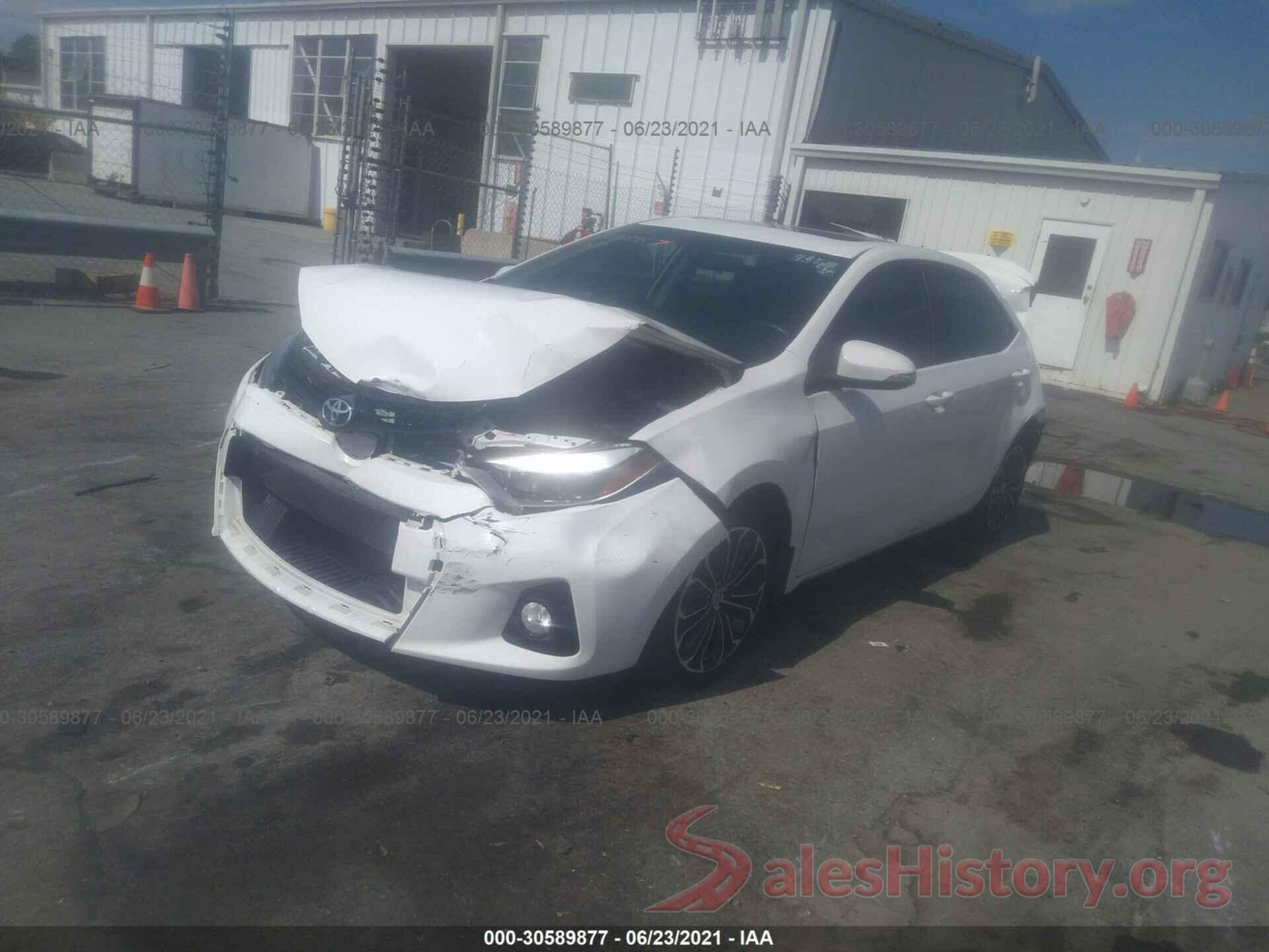 2T1BURHE3GC745519 2016 TOYOTA COROLLA