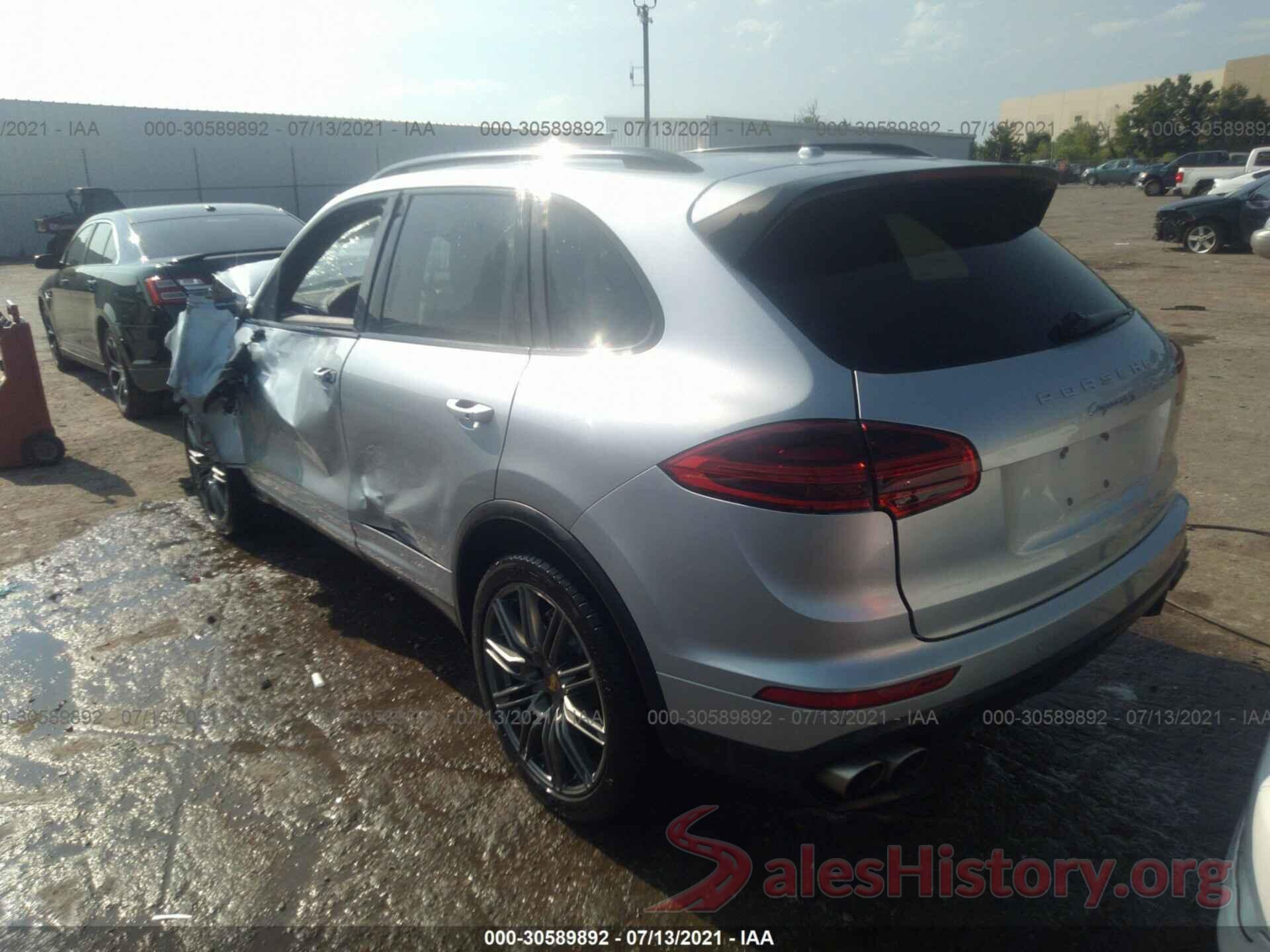 WP1AB2A22HLA52281 2017 PORSCHE CAYENNE