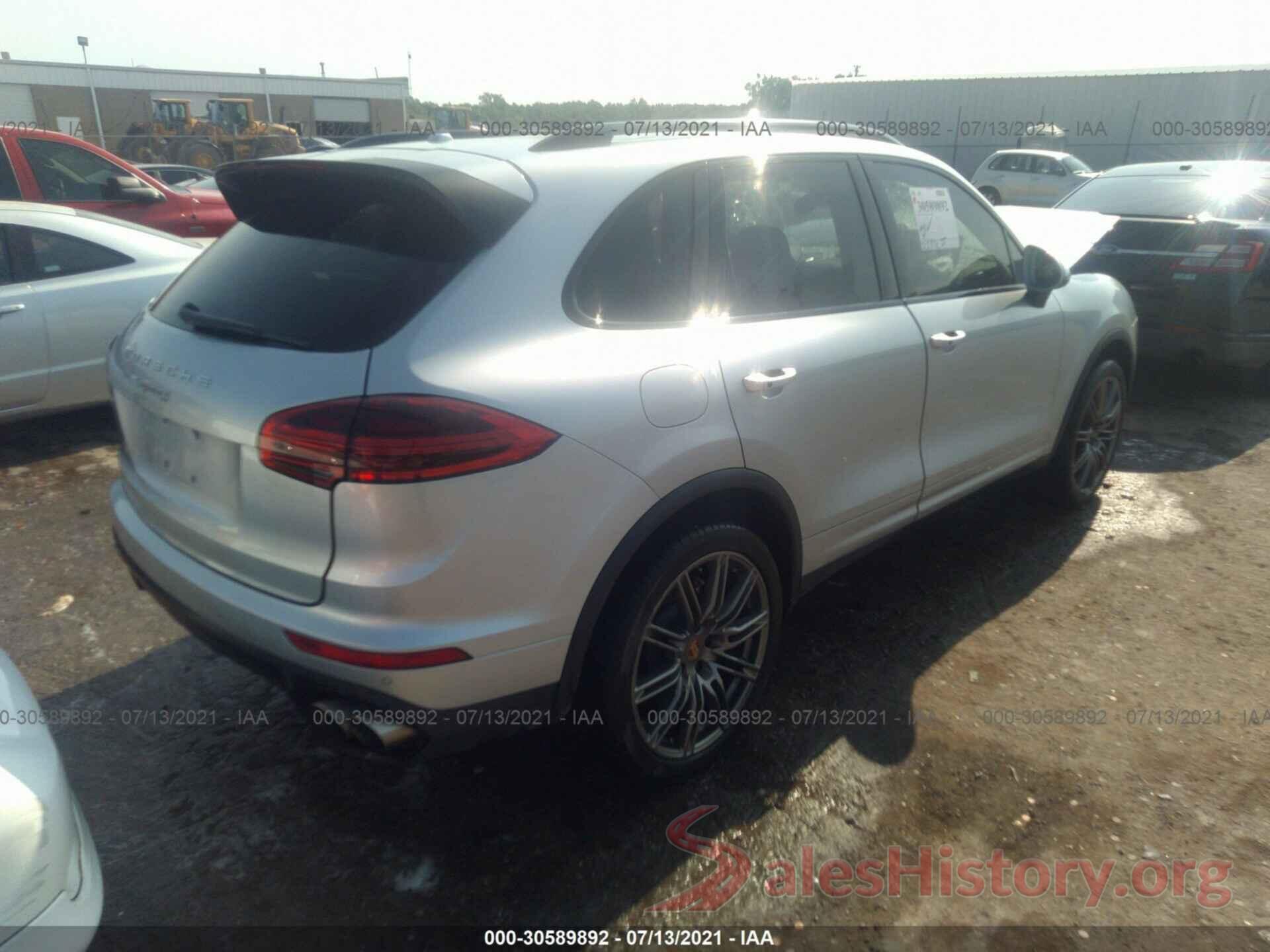 WP1AB2A22HLA52281 2017 PORSCHE CAYENNE