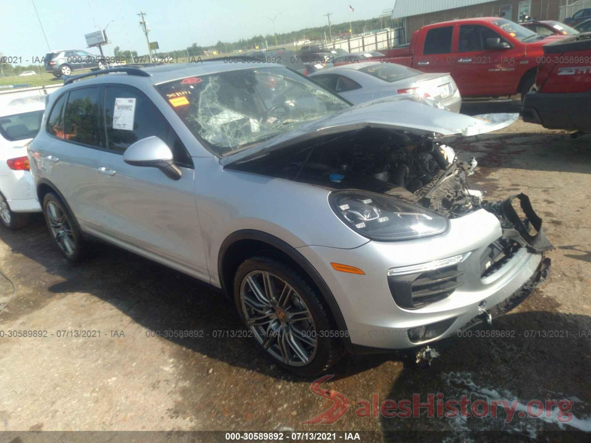 WP1AB2A22HLA52281 2017 PORSCHE CAYENNE